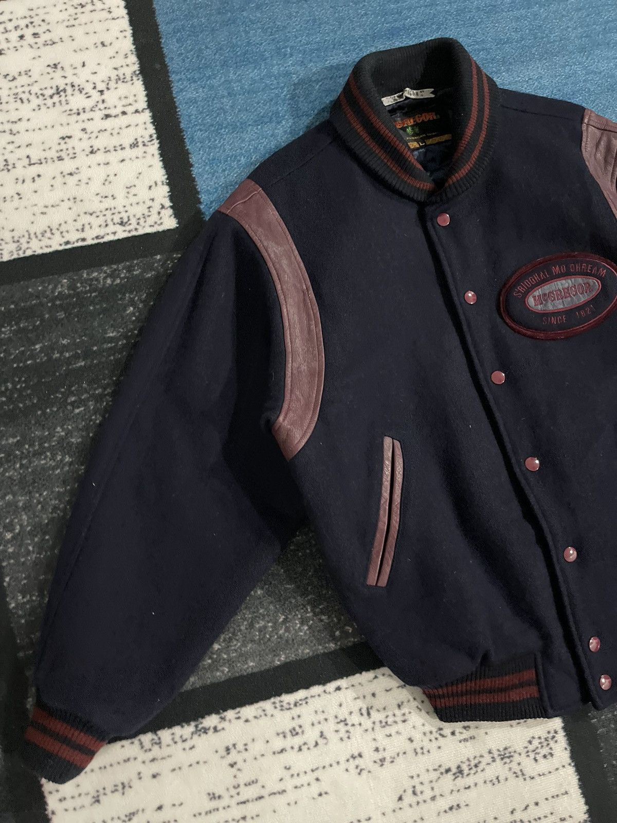 Vintage Vintage McGregor Varsity Wool Jacket Size US L / EU 52-54 / 3 - 5 Thumbnail