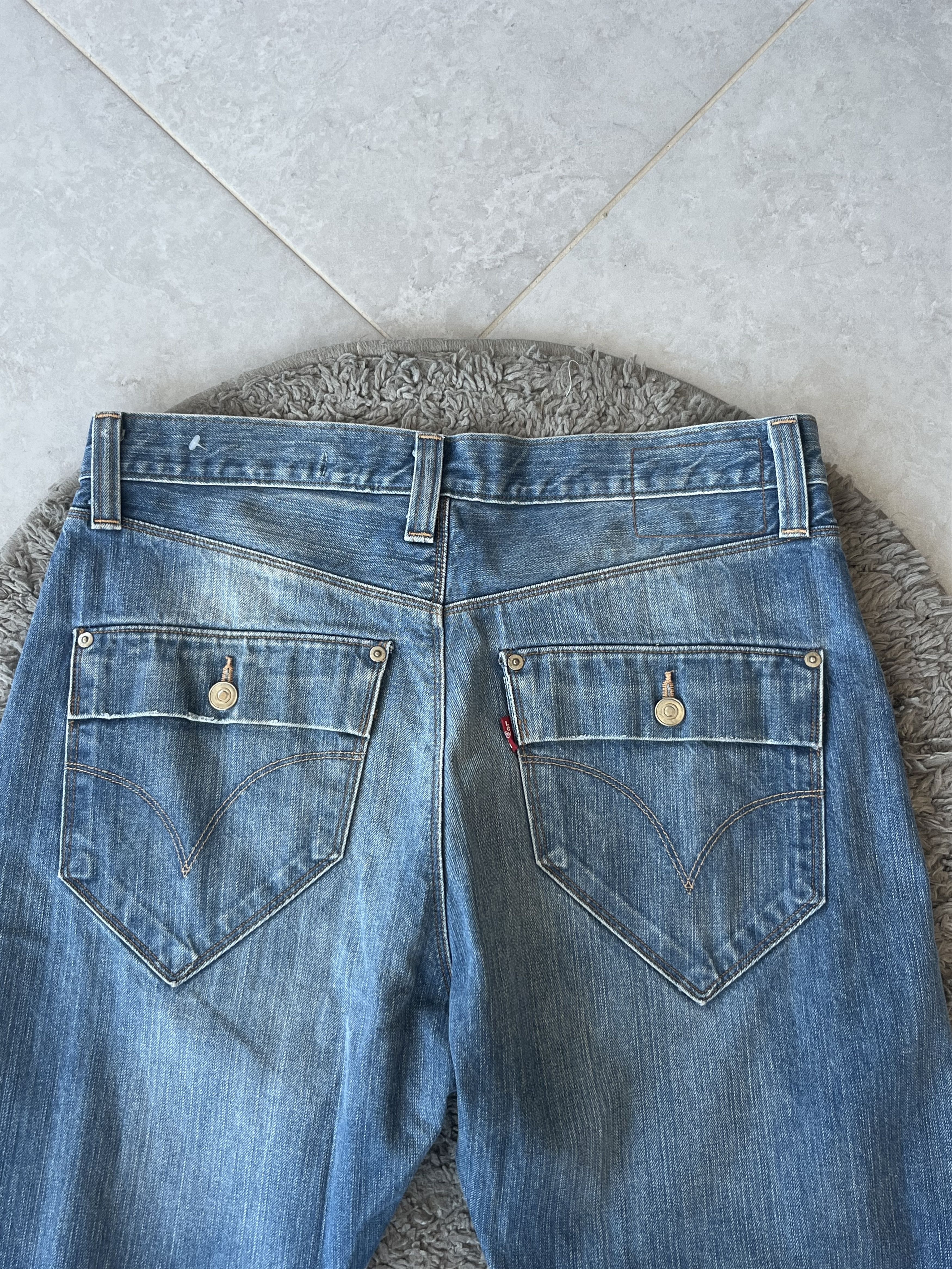 Levi's LEVI’S ENGINEERED JEANS Straight Fit Vintage Y2K Style Size US 33 - 5 Thumbnail