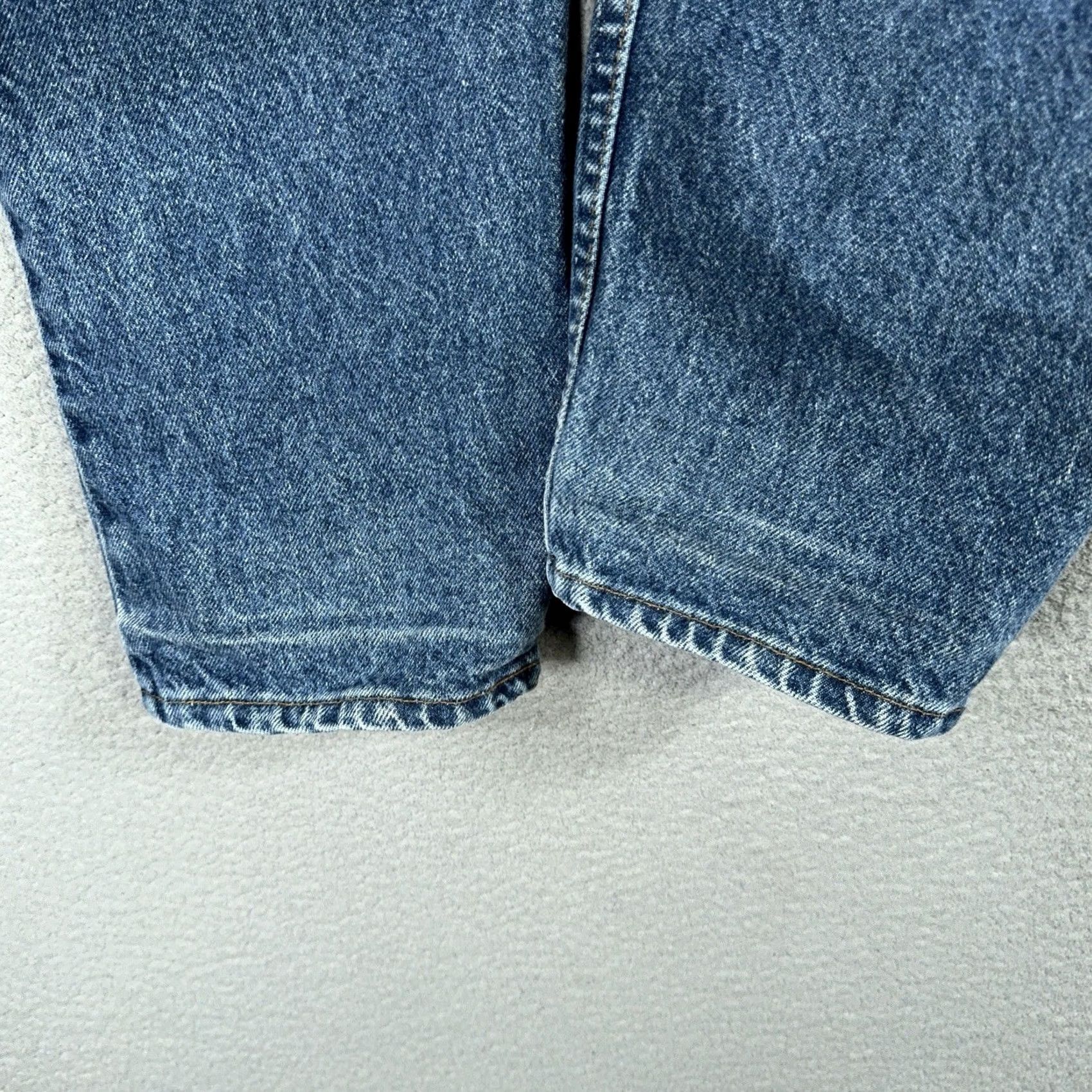 Levi's VINTAGE Levi's 505 Jeans Men 30x33 Blue Denim 585 Button 90s Made in USA USA Retro Classic 5-Pocket Logo 90s Levi's 505 Men Jeans Size US 30 / EU 46 - 6 Thumbnail