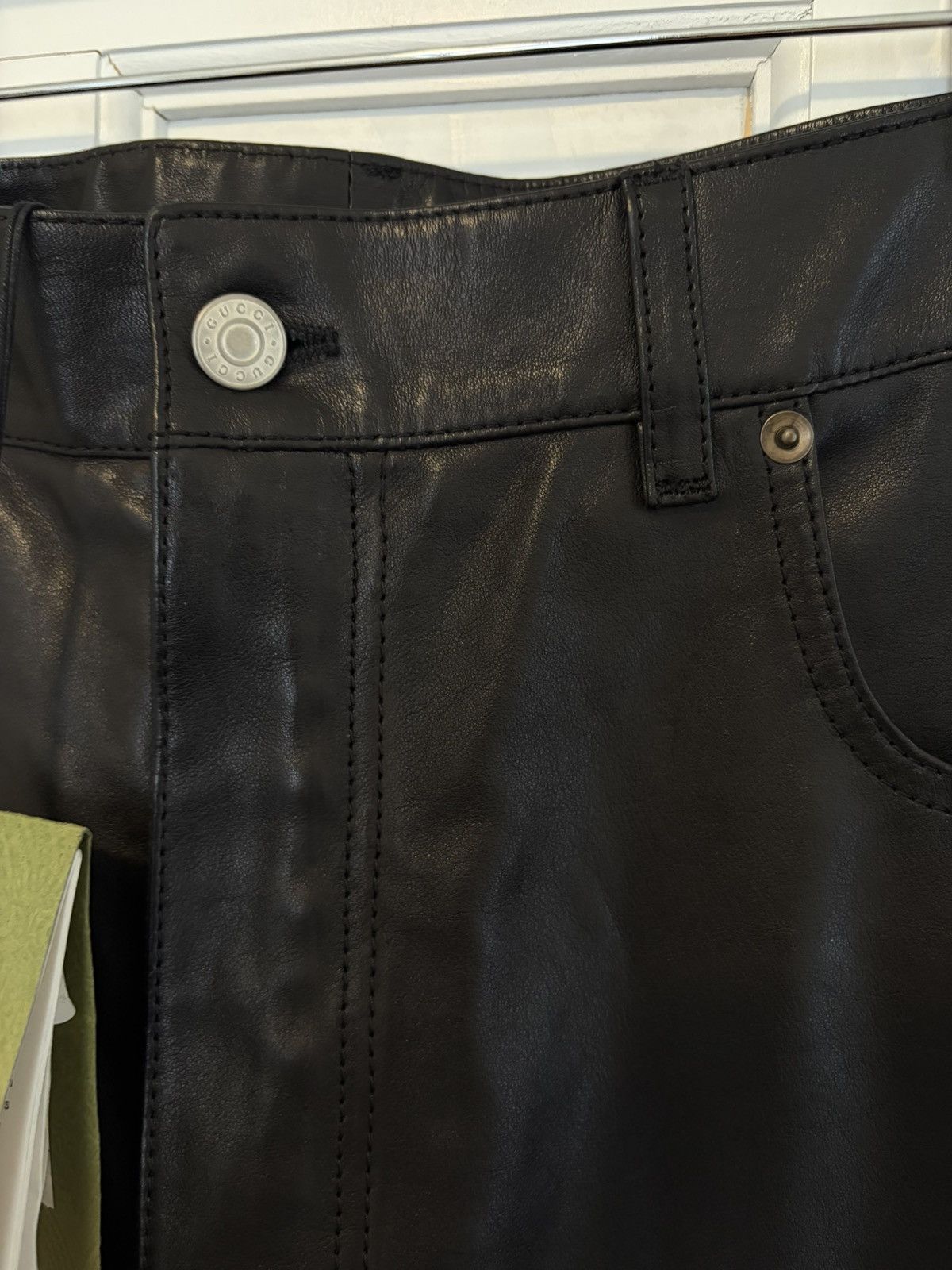 Gucci Gucci leather pants Size US 34 / EU 50 - 3 Thumbnail