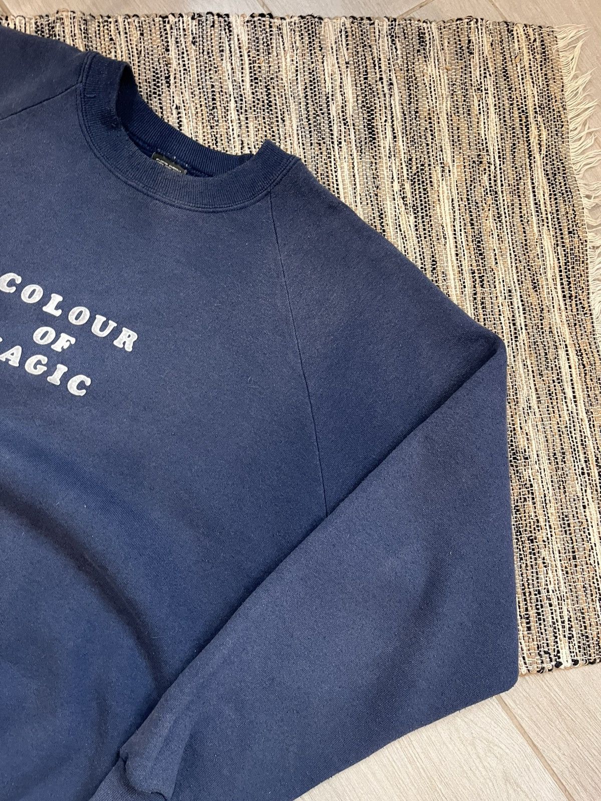 Vintage Vintage Screen Stars Sweatshirt Colour of Magic Navy Faded Size US L / EU 52-54 / 3 - 5 Thumbnail