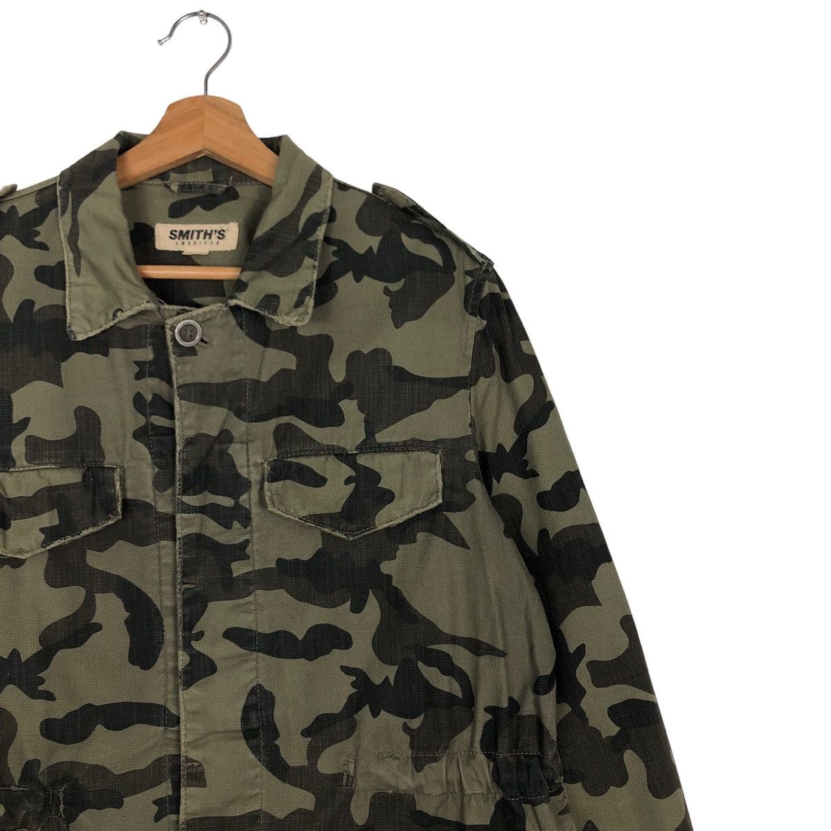 Japanese Brand 🔥Vintage Smith’s American Camouflage Chore Jacket Military Size US M / EU 48-50 / 2 - 6 Thumbnail