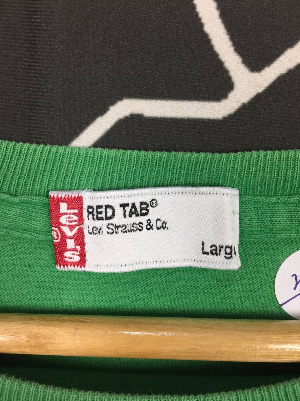 Levi's × Vintage Vtg Levi's Strauss & Co. Red Tab Levi's 501 Stay True Tee Size US L / EU 52-54 / 3 - 9 Thumbnail