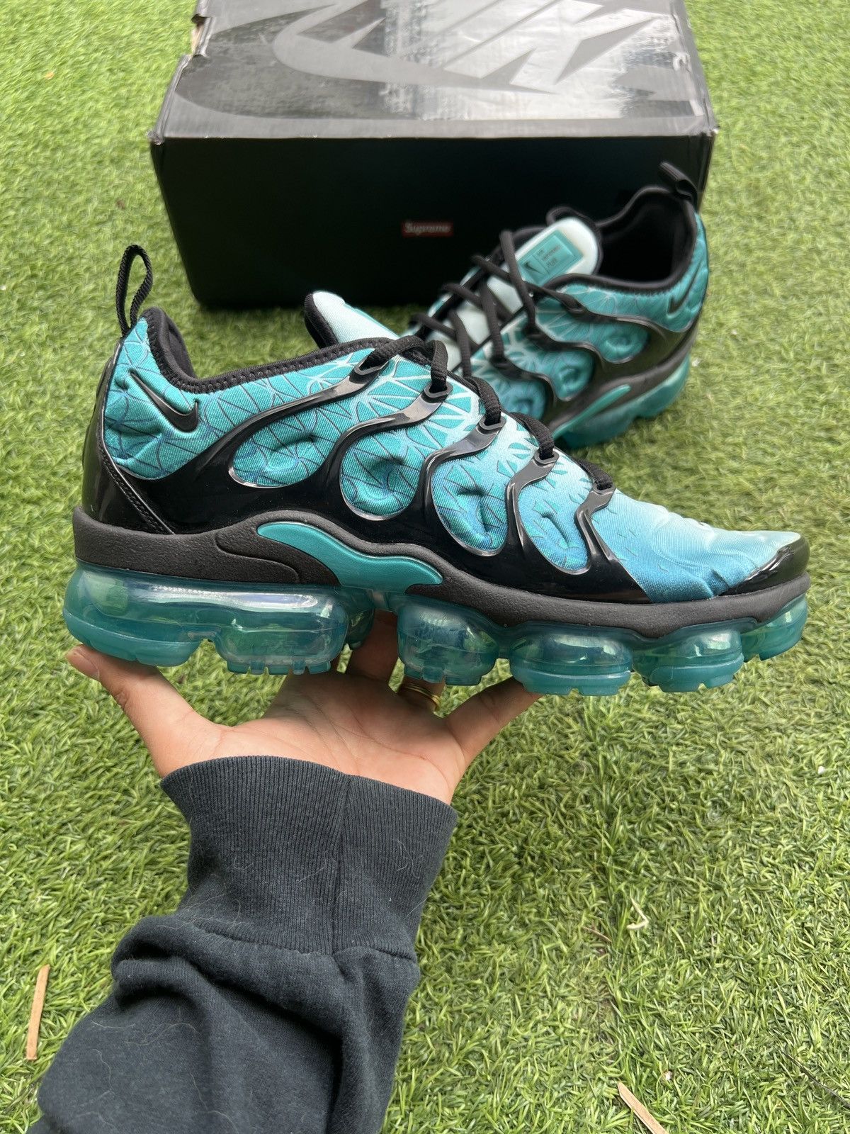 Nike 💦Nike Air VaporMax Plus Spirit Teal Men's - 924453-301 Size US 8.5 / EU 41-42 - 1 Thumbnail