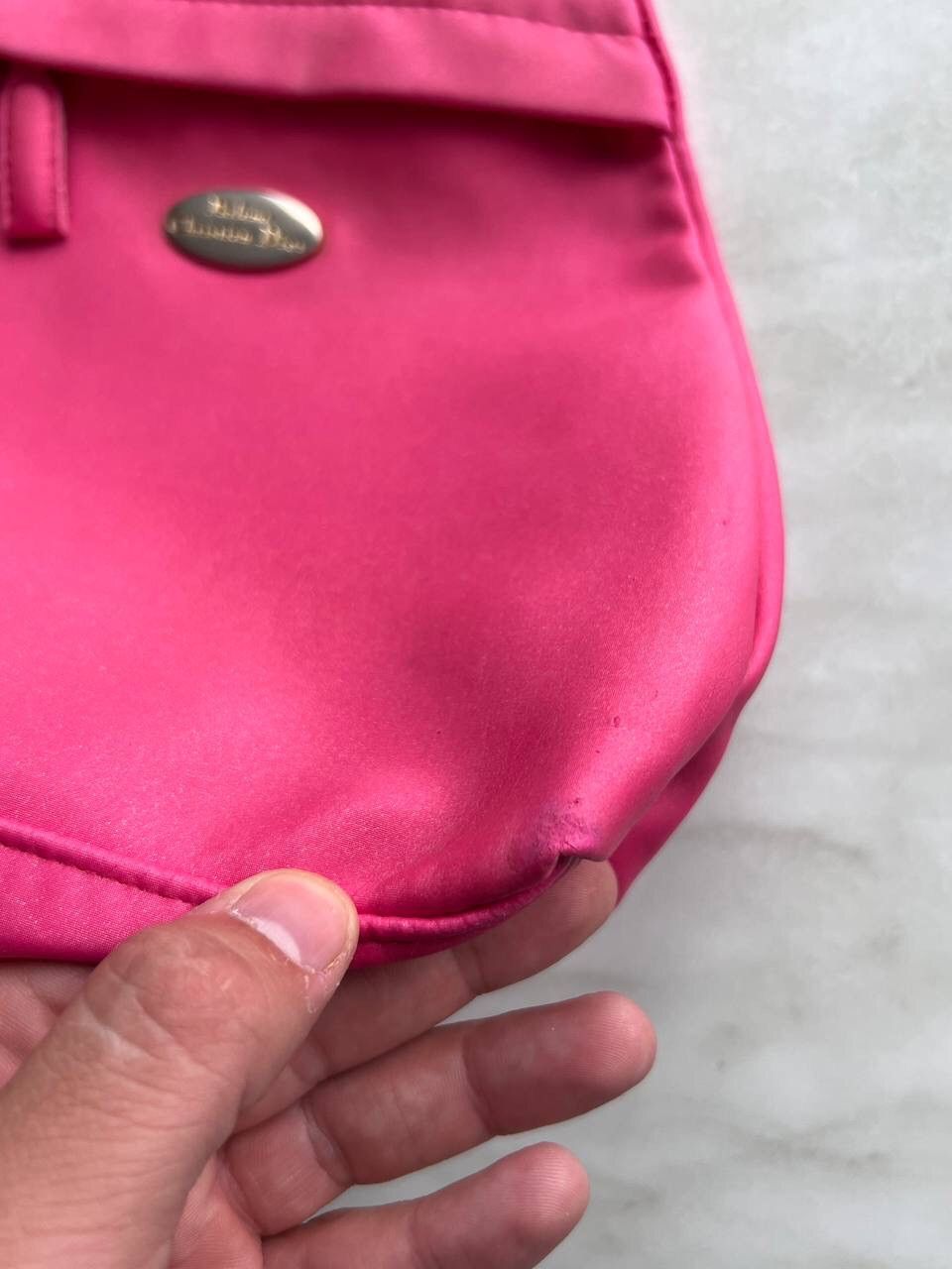 Christian Dior Monsieur × Dior × Vintage Vintage Christian Dior Parfums Saddle Bag Sling Sparkle Pink Size ONE SIZE - 5 Thumbnail