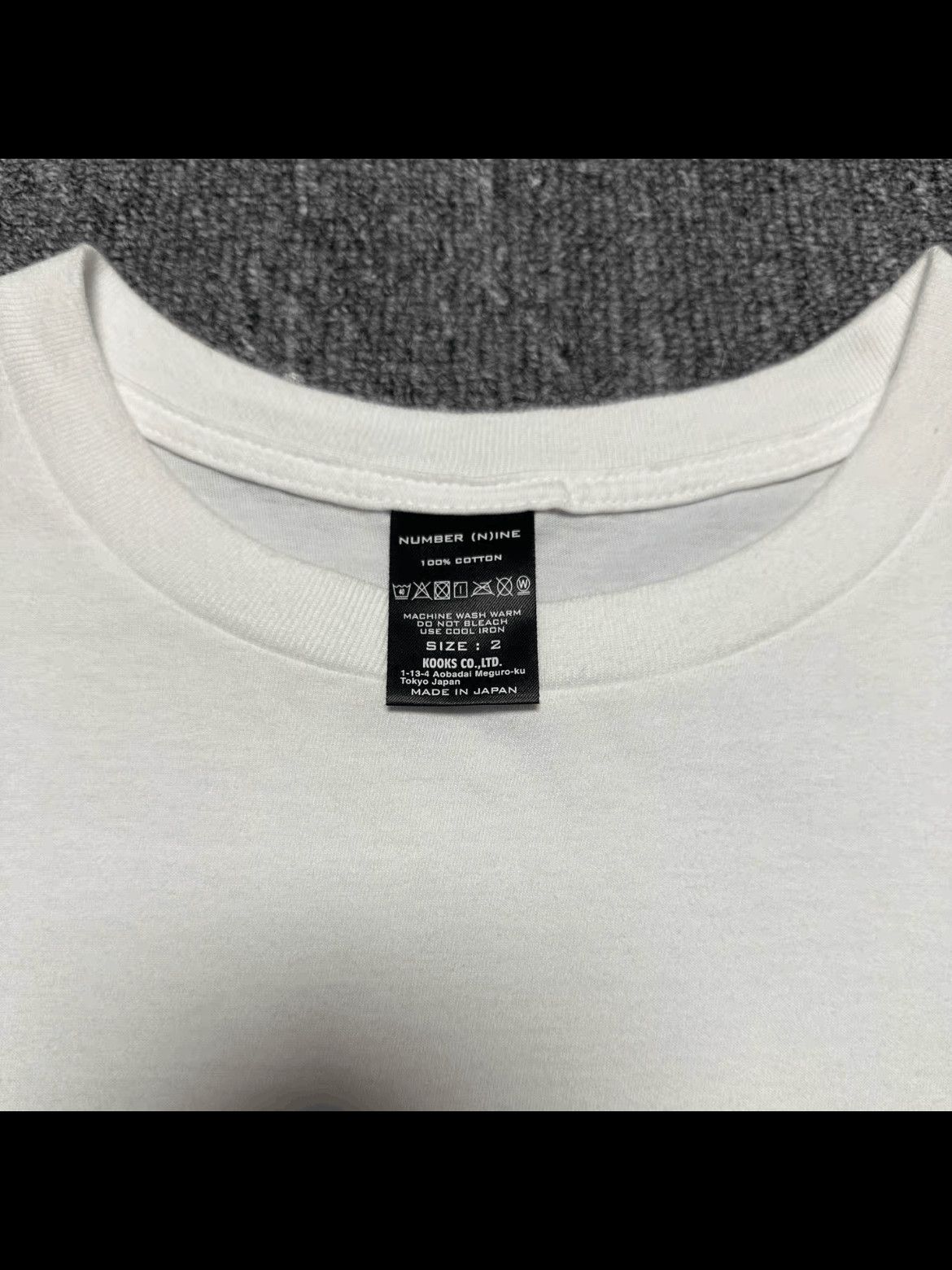 Number (N)ine Number (N)ine Sz 2 Number Nine Figure Print Slogan Tee-250 Size US M / EU 48-50 / 2 - 5 Thumbnail