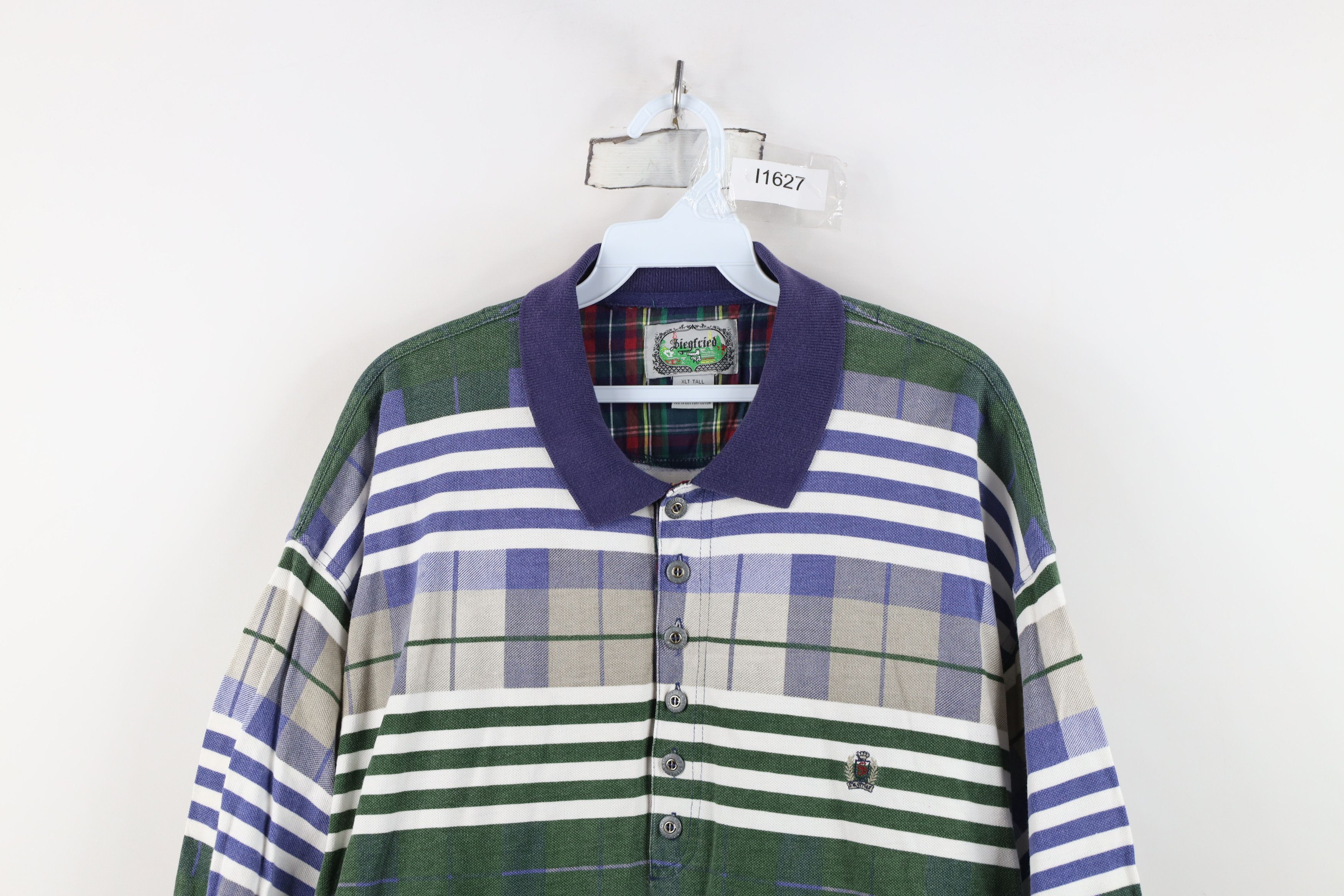 Vintage Vintage 90s Streetwear Striped Collared Golf Polo Shirt Size US XL / EU 56 / 4 - 2 Thumbnail