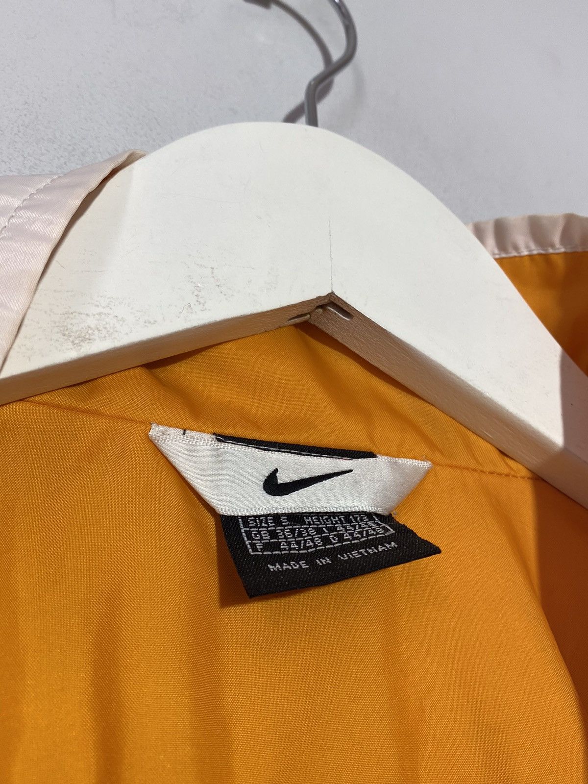 Nike 🔥 90s Nike TRACK JACKET WHITE NAVY YELLOW SPORTY VIBES Size US S / EU 44-46 / 1 - 9 Thumbnail