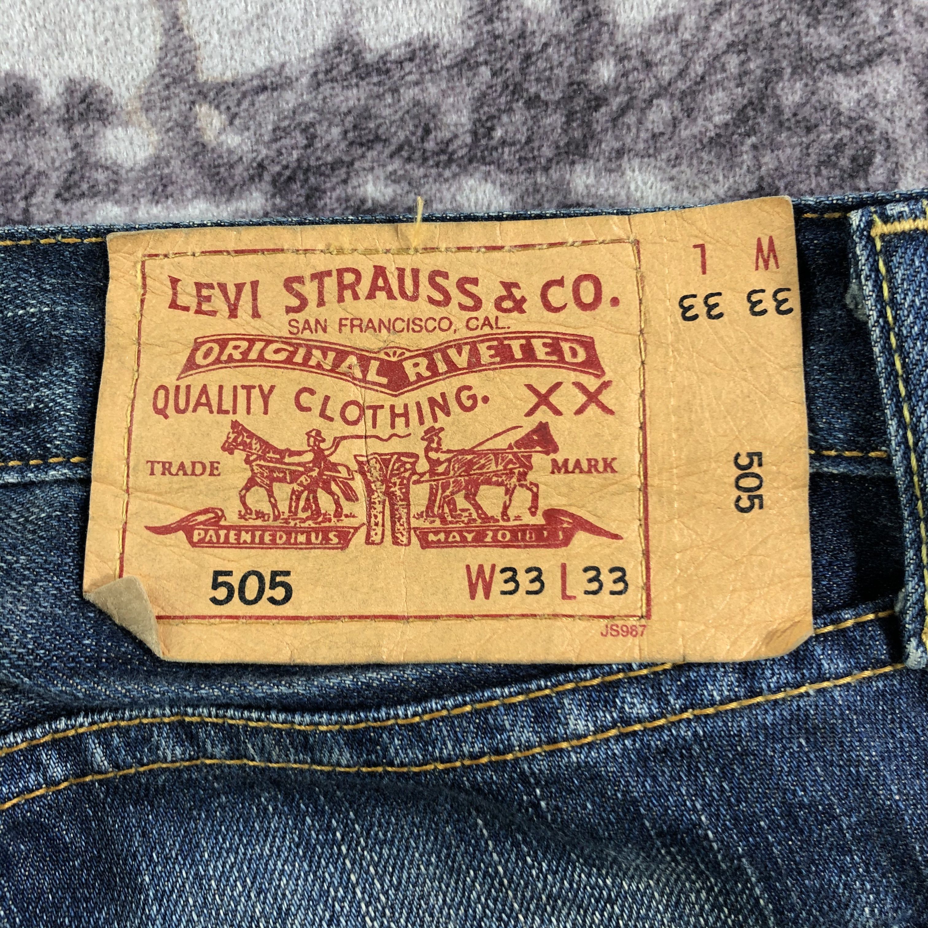 Levi's × Vintage Vintage Blue Wash Levis 505 Jeans-JM3304 Size US 35 - 6 Thumbnail