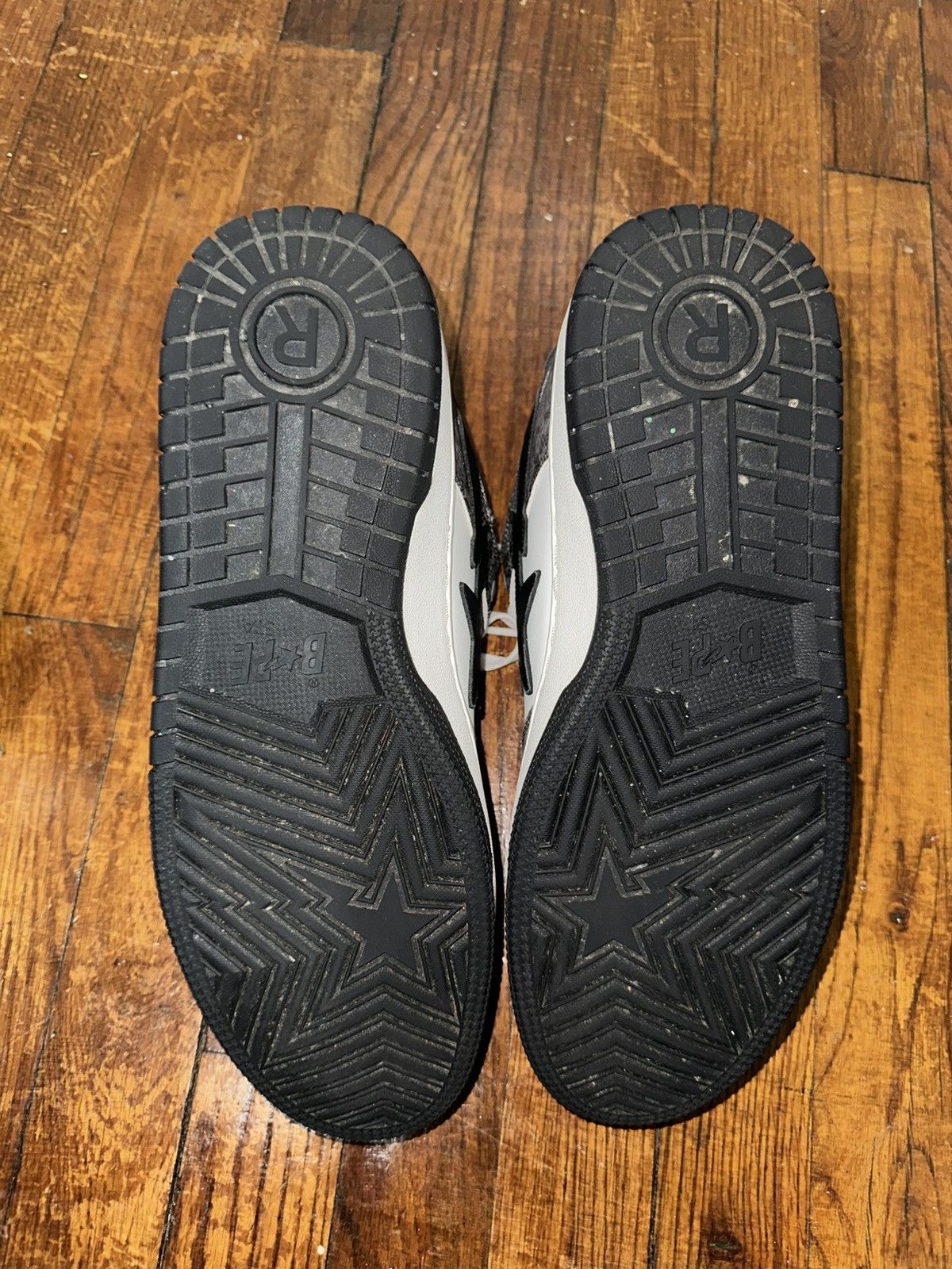 Bape A Bathing Ape Sk8 Sta #1 Black Snakeskin Size US 11 / EU 44 - 5 Thumbnail