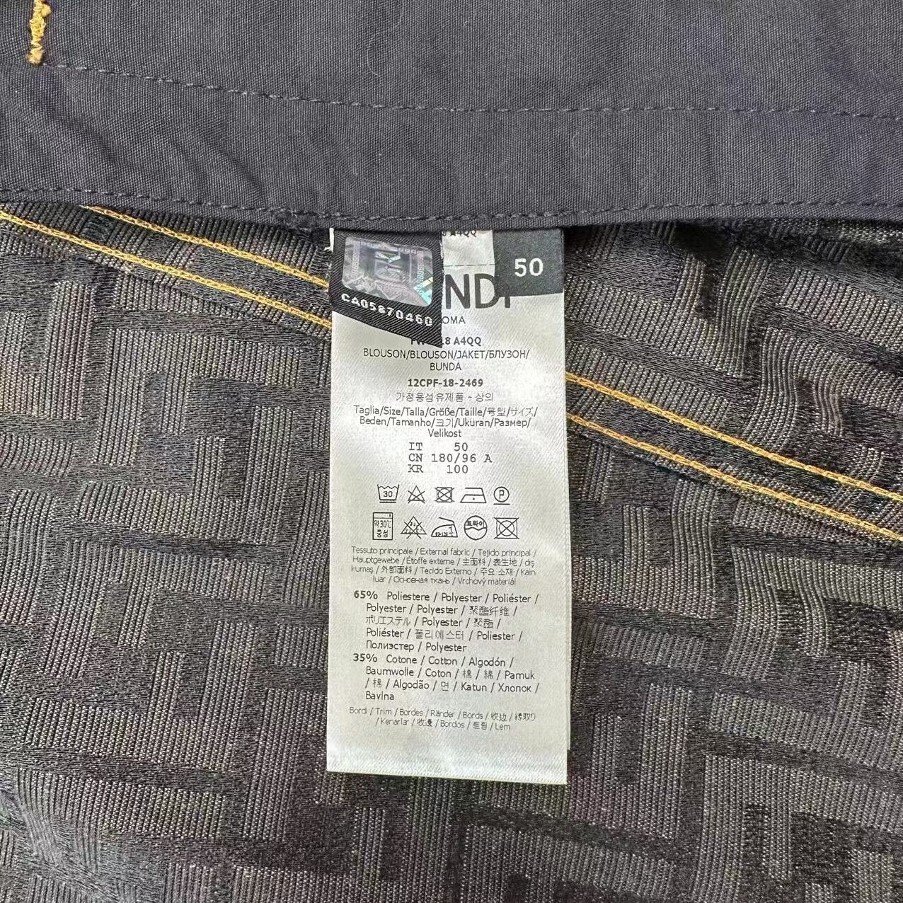Fendi fendi double f logo denim jacket Size US L / EU 52-54 / 3 - 4 Thumbnail