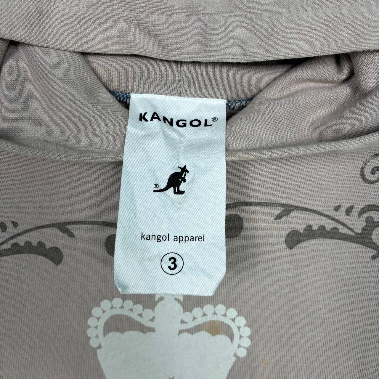 Kangol Vintage Kangol Crown Logo Hoodie Mauve Grey Y2K Archive L Size US L / EU 52-54 / 3 - 5 Thumbnail