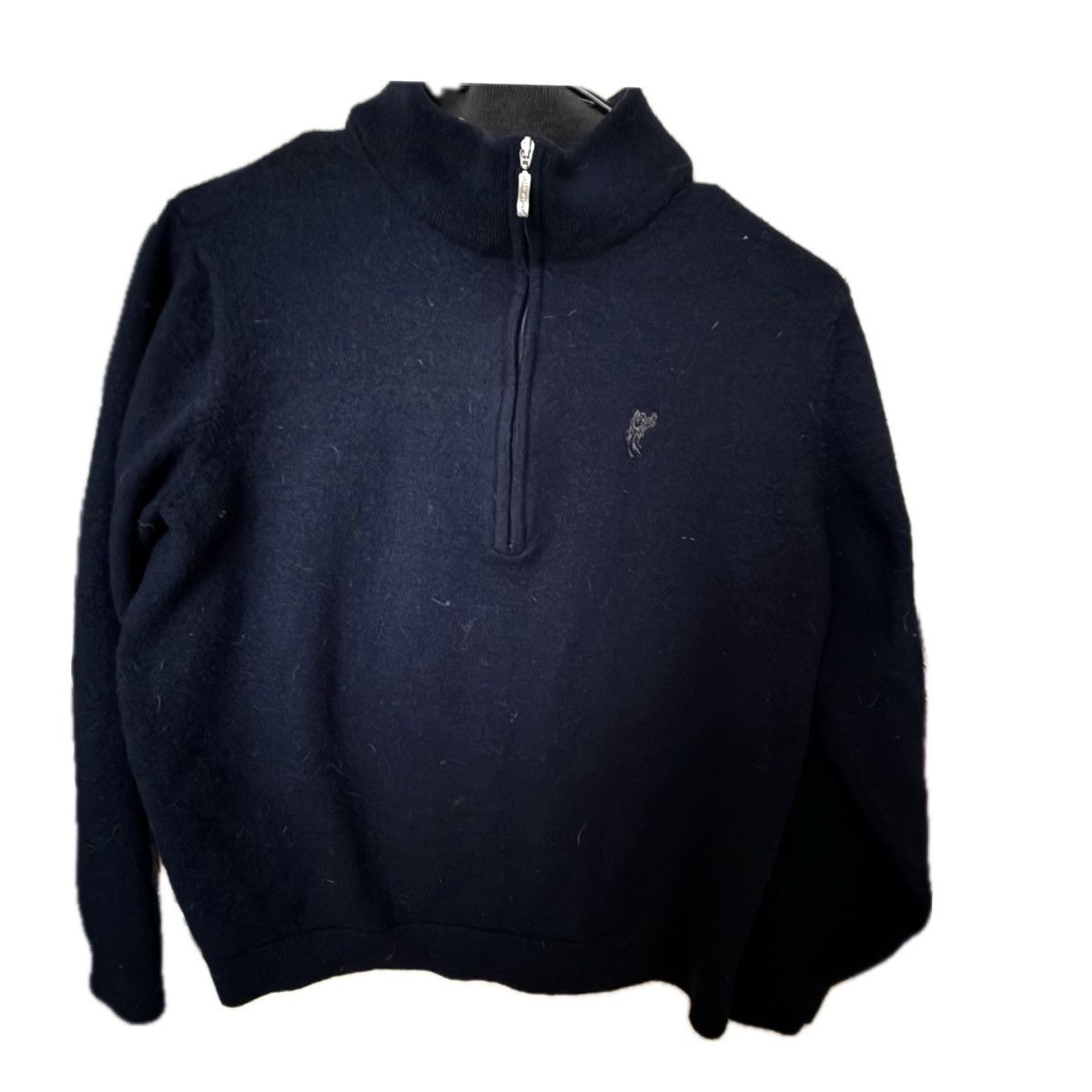 Ashworth VINTAGE Ashworth Merino Wool Half Zip Jumper Men’s Navy Blue Size US L / EU 52-54 / 3 - 6 Thumbnail