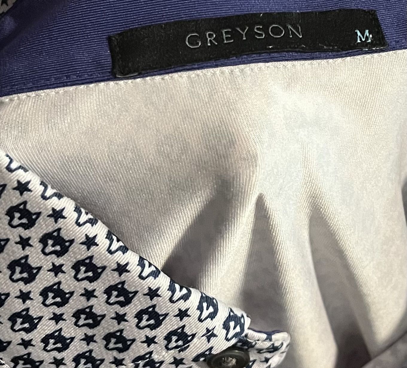 Other Greyson Wolf Star Print Golf Polo Shirt Short Sleeve Size US M / EU 48-50 / 2 - 3 Thumbnail