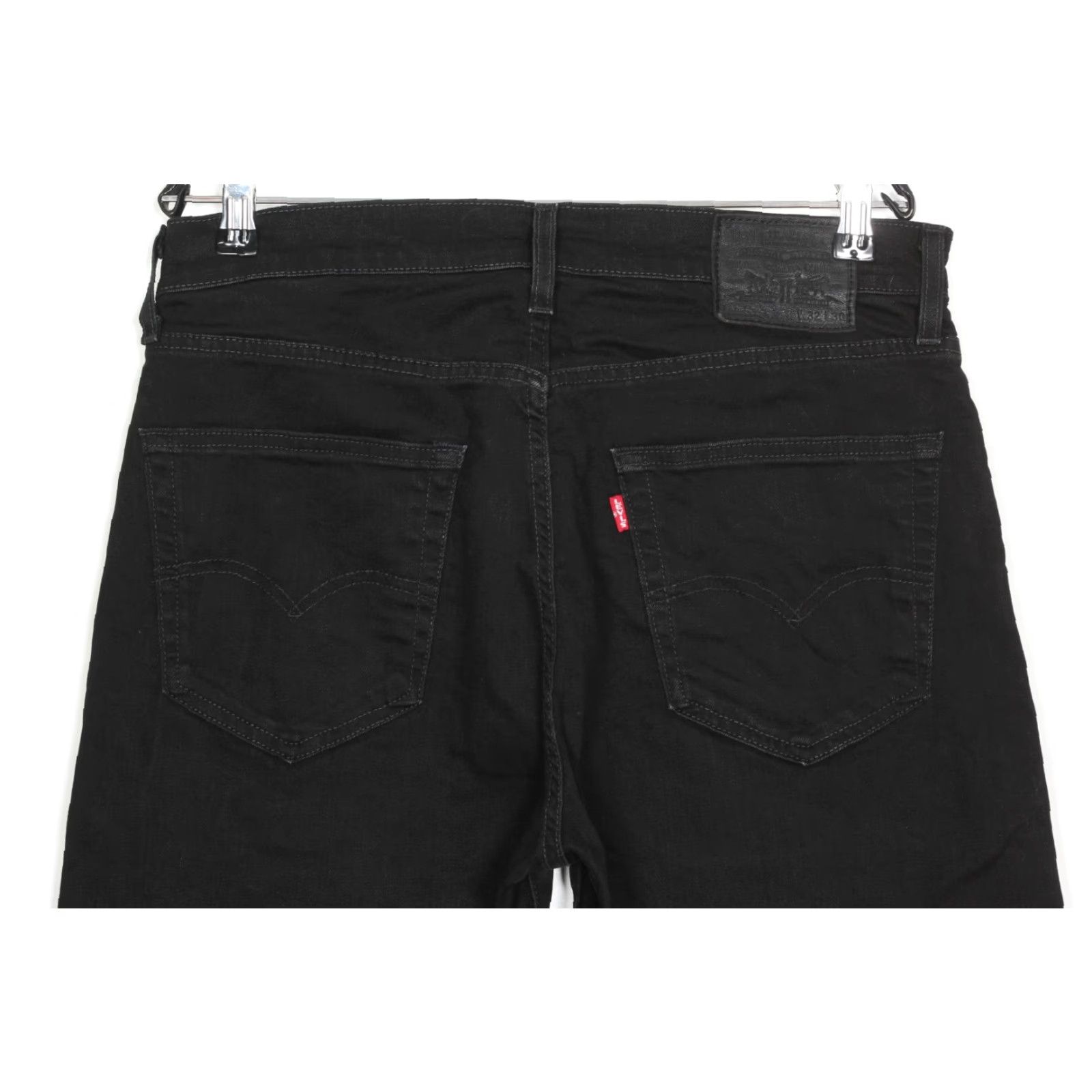 Levi's LEVI’S 502 PREMIUM Big E Tapered Jeans Men 32x28 Stretch Denim Black 5-Pocket Regular Rise Mid 10-12in W32 L28 Mens Jeans Size US 32 / EU 48 - 3 Thumbnail