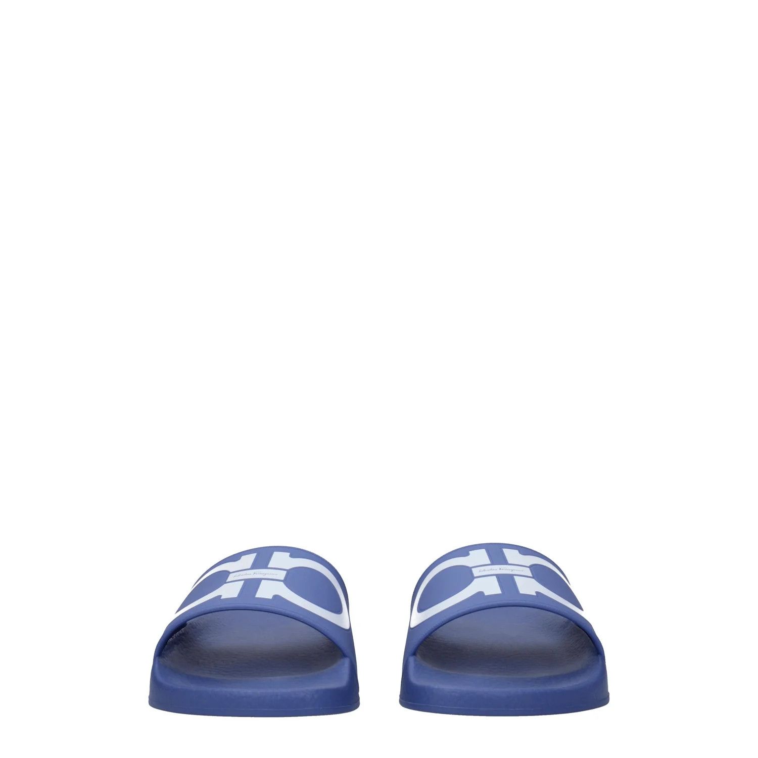 Salvatore Ferragamo ob1o1e1224 Rubber Slippers in Blue Size US 9 / IT 39 - 3 Thumbnail