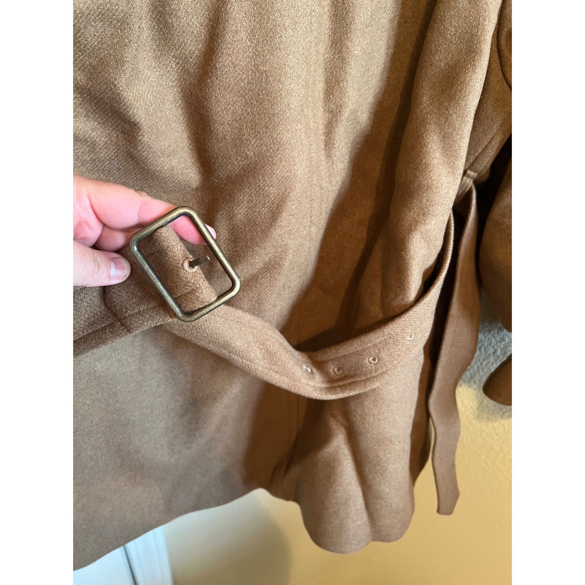 Dries Van Noten Dries Van Noten Belted Metalic Coated Wool Womens Jacket - S Size L / US 10 / IT 46 - 15 Thumbnail