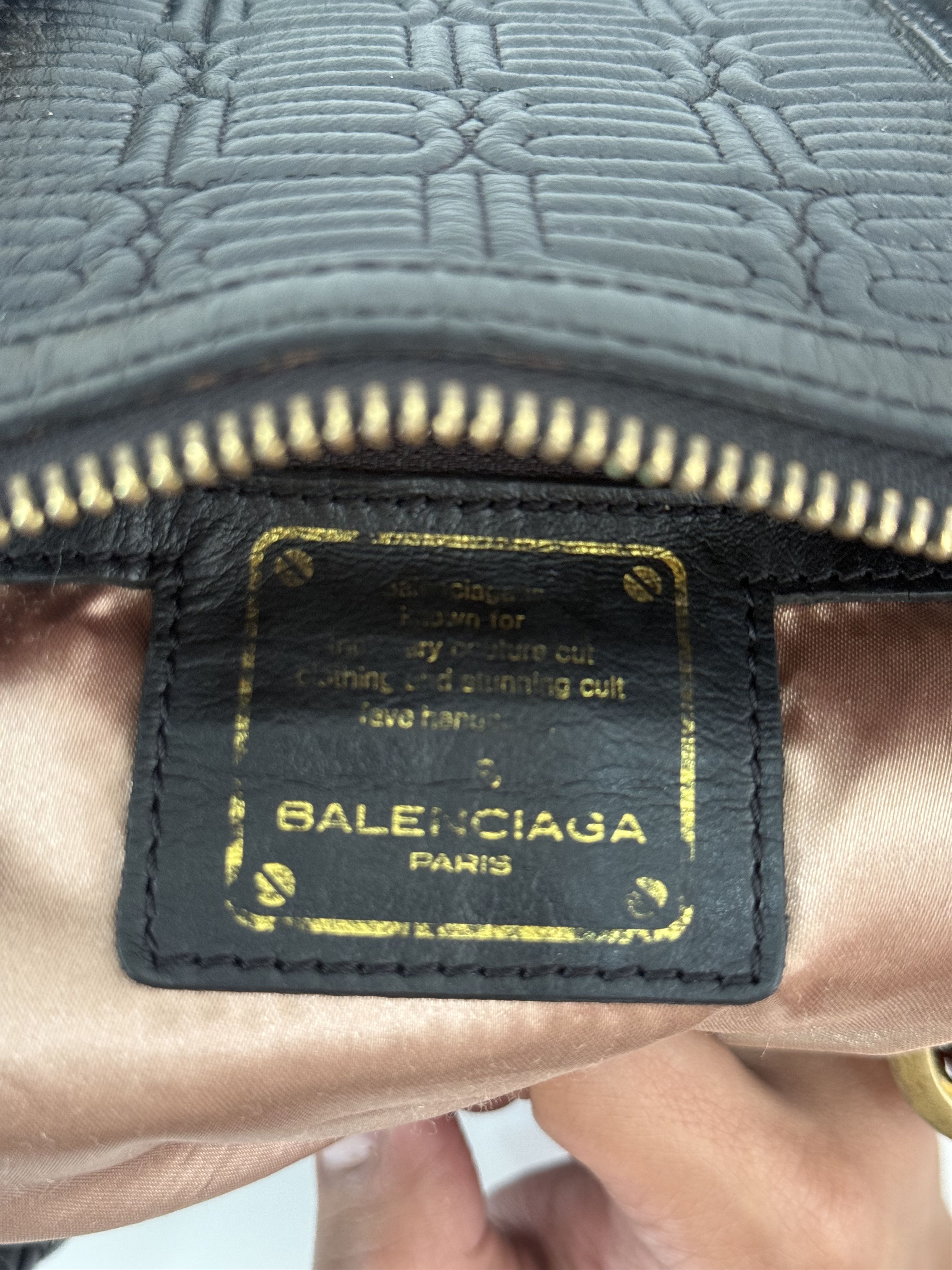 Balenciaga Balenciaga - Vintage Mini Leather Quilted Boston Bag Size ONE SIZE - 18 Thumbnail