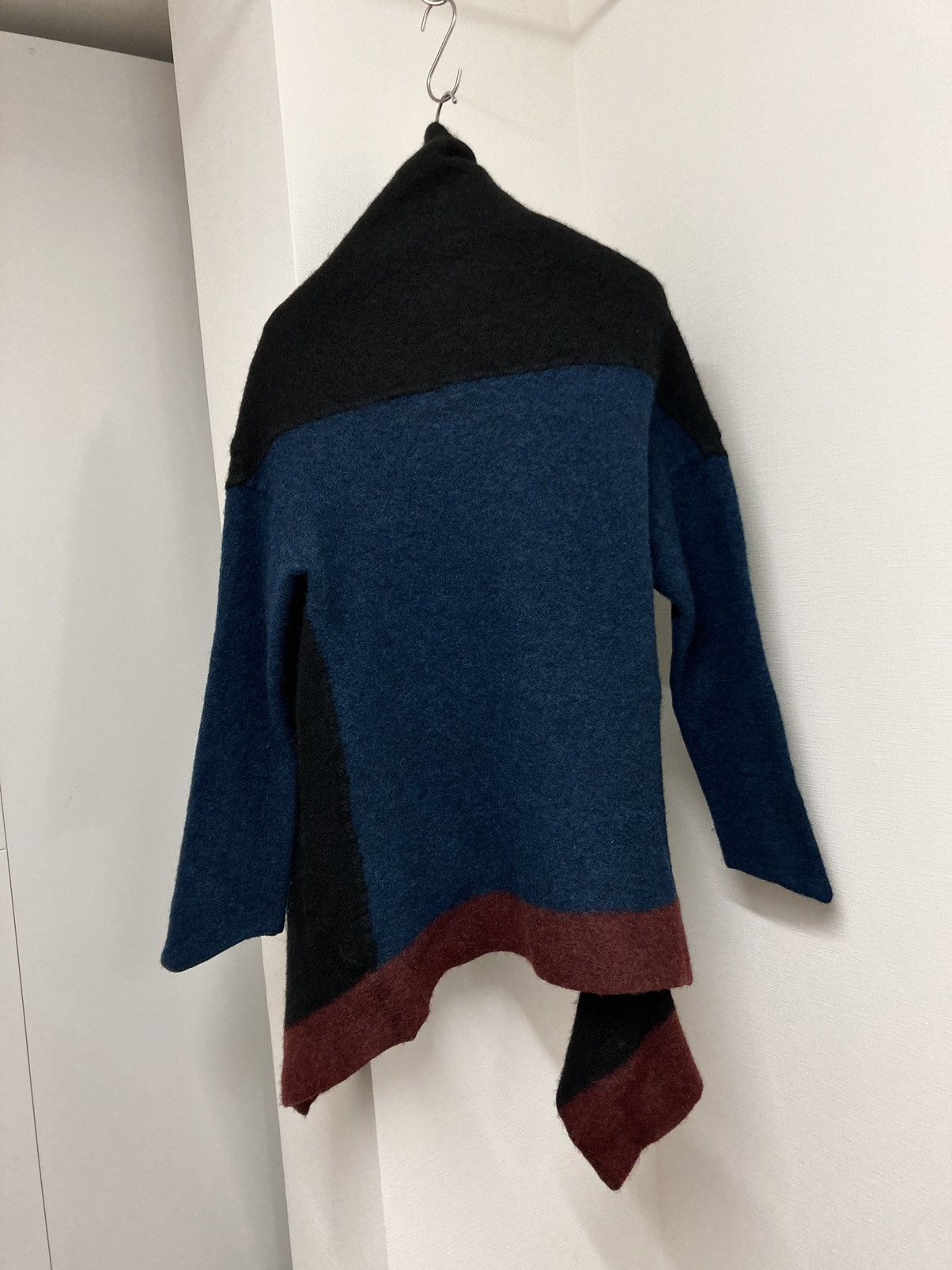 Japanese Brand siva knit deformed draping cardigan Size US M / EU 48-50 / 2 - 9 Thumbnail