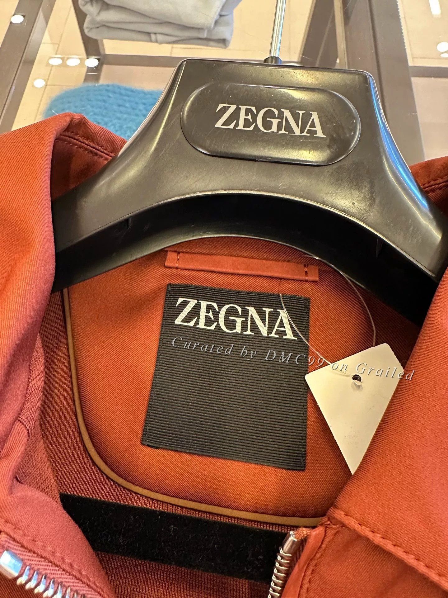Ermenegildo Zegna Zegna Men's Light Zip-Up Jacket Size US M / EU 48-50 / 2 - 8 Thumbnail