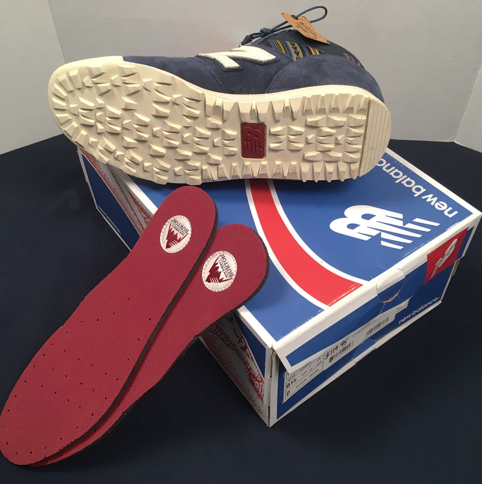Burton NEW Vintage Burton x New Balance Sneakers! 8.5 HRL710 Rare Size US 8.5 / EU 41-42 - 4 Thumbnail