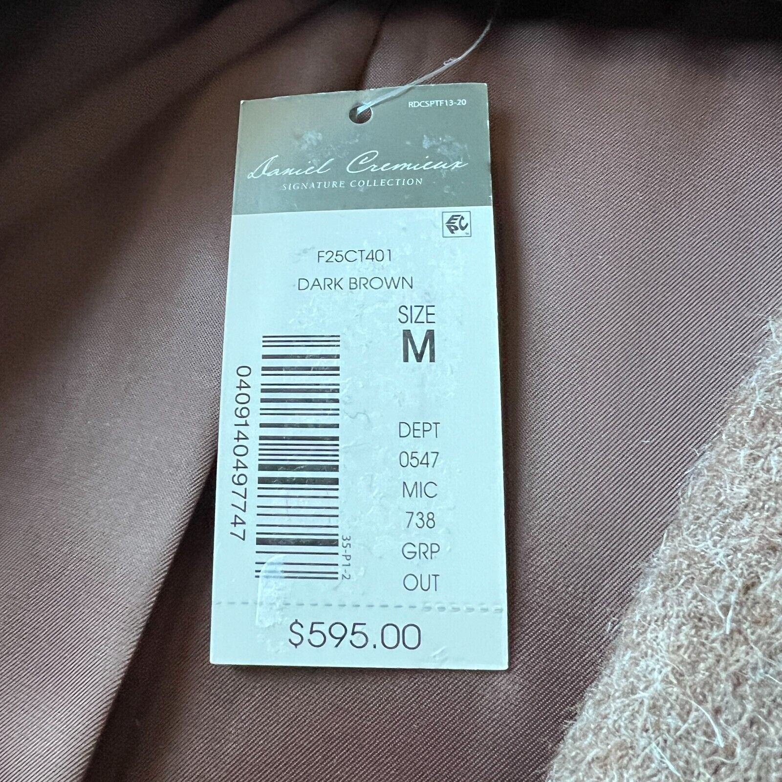 Daniel Cremieux Daniel Cremieux Brown Alpaca Jacket Size M NWT RETAILS $595 Size US M / EU 48-50 / 2 - 5 Thumbnail