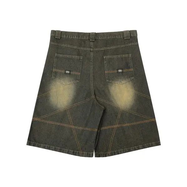 VIBE Distressed Double Stitching Jorts Vintage Style Baggy Cholo Size US 29 - 4 Thumbnail