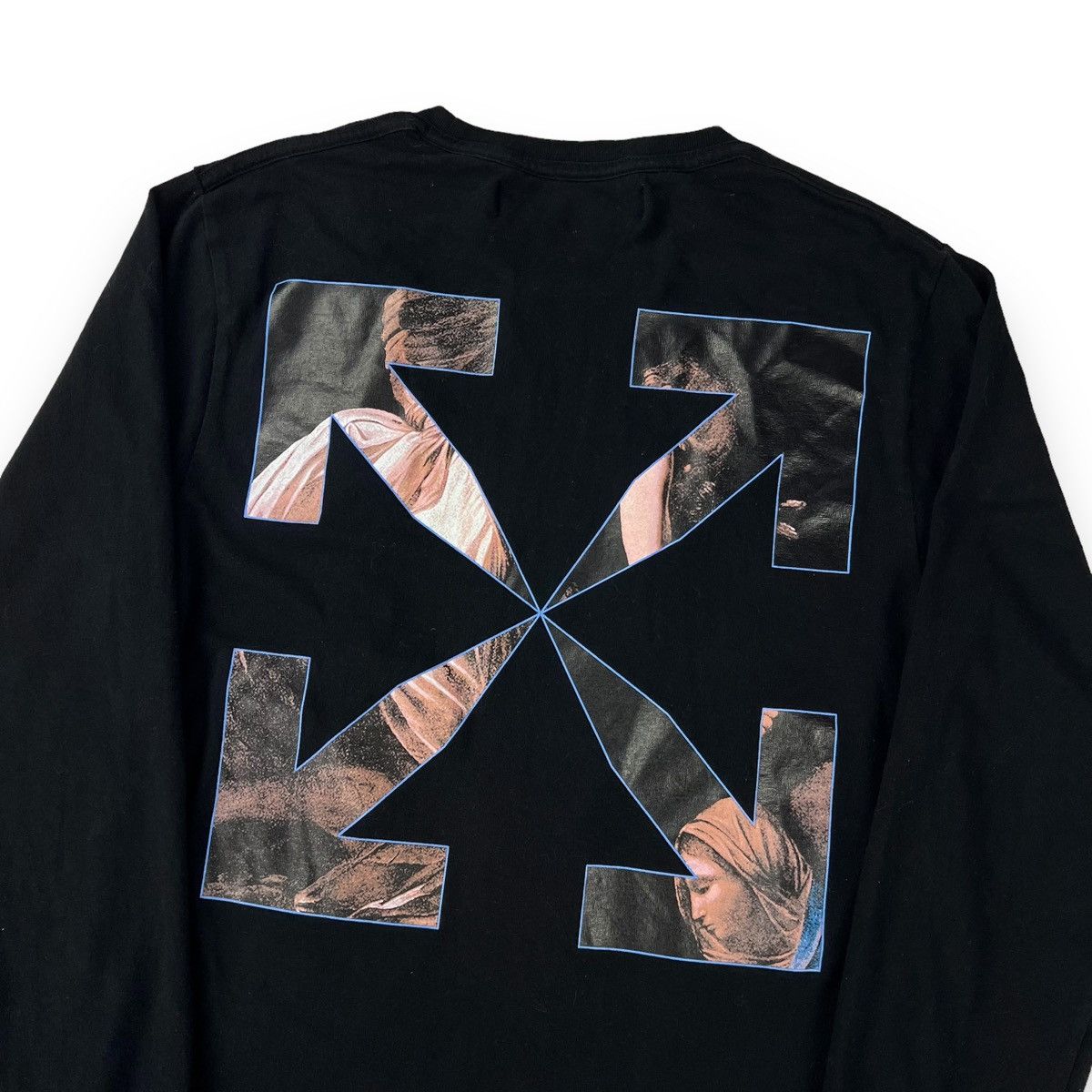 Off-White Off-White Caravaggio Arrows Black Long Sleeve Size US S / EU 44-46 / 1 - 1 Thumbnail