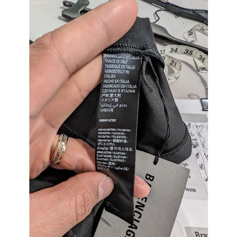 Balenciaga o1rshd1 Athletic Tank Top in Black Size L / US 10 / IT 46 - 12 Thumbnail