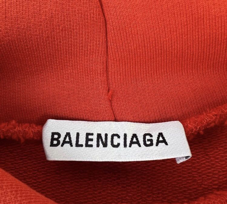 Balenciaga Balenciaga Orange Band Portrait Hoodie2412-Nextarrow Size US S / EU 44-46 / 1 - 6 Thumbnail