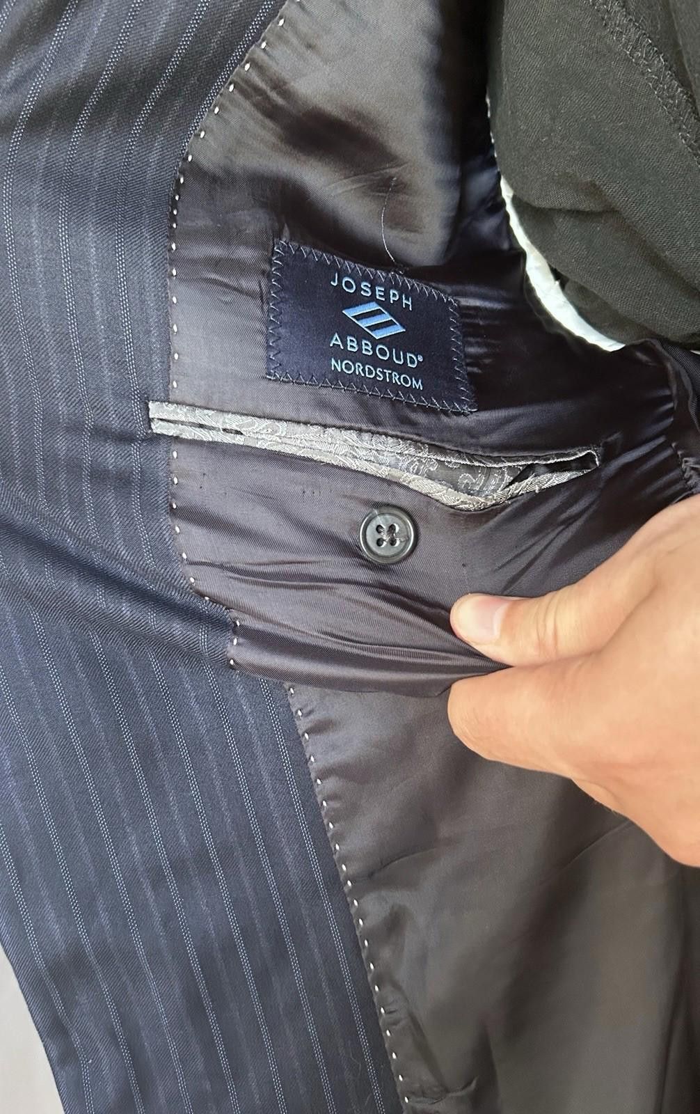Joseph Abboud Joseph Abboud Navy Blazer Loro Piana Super 130’s made in USA Size 40R - 6 Thumbnail