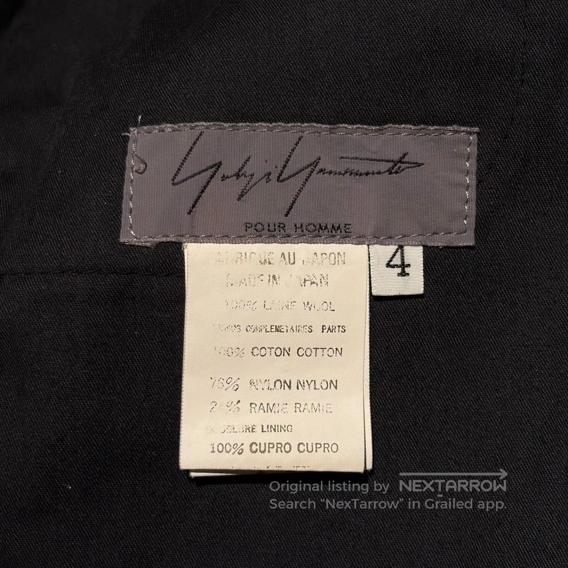 Yohji Yamamoto Thom Browne Classic Striped Jogger Pants. Size US 44 / EU 60 - 5 Thumbnail
