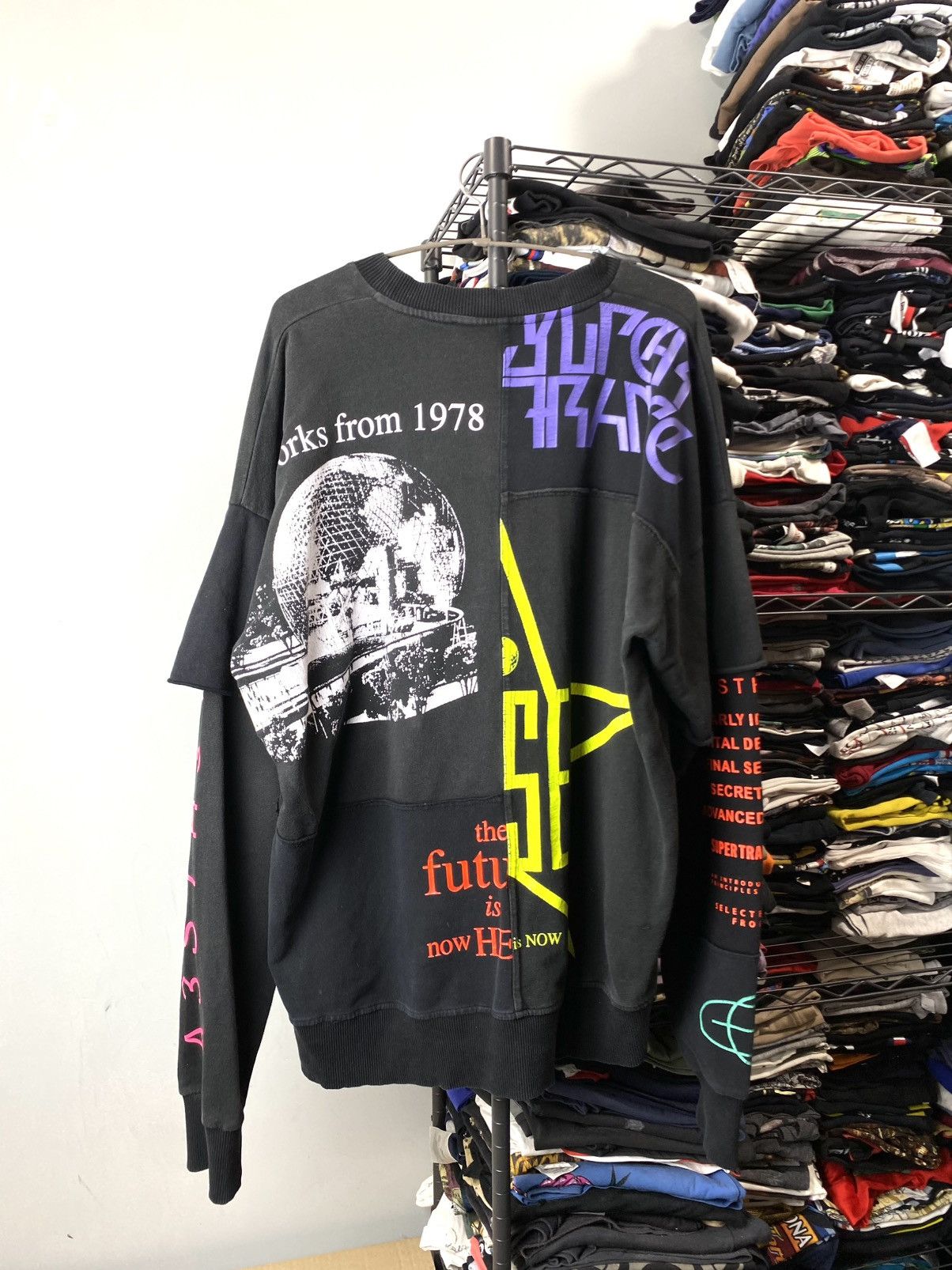 Diesel Rare! Patchwork Diesel Archive Sweatshirt Size US XL / EU 56 / 4 - 3 Thumbnail