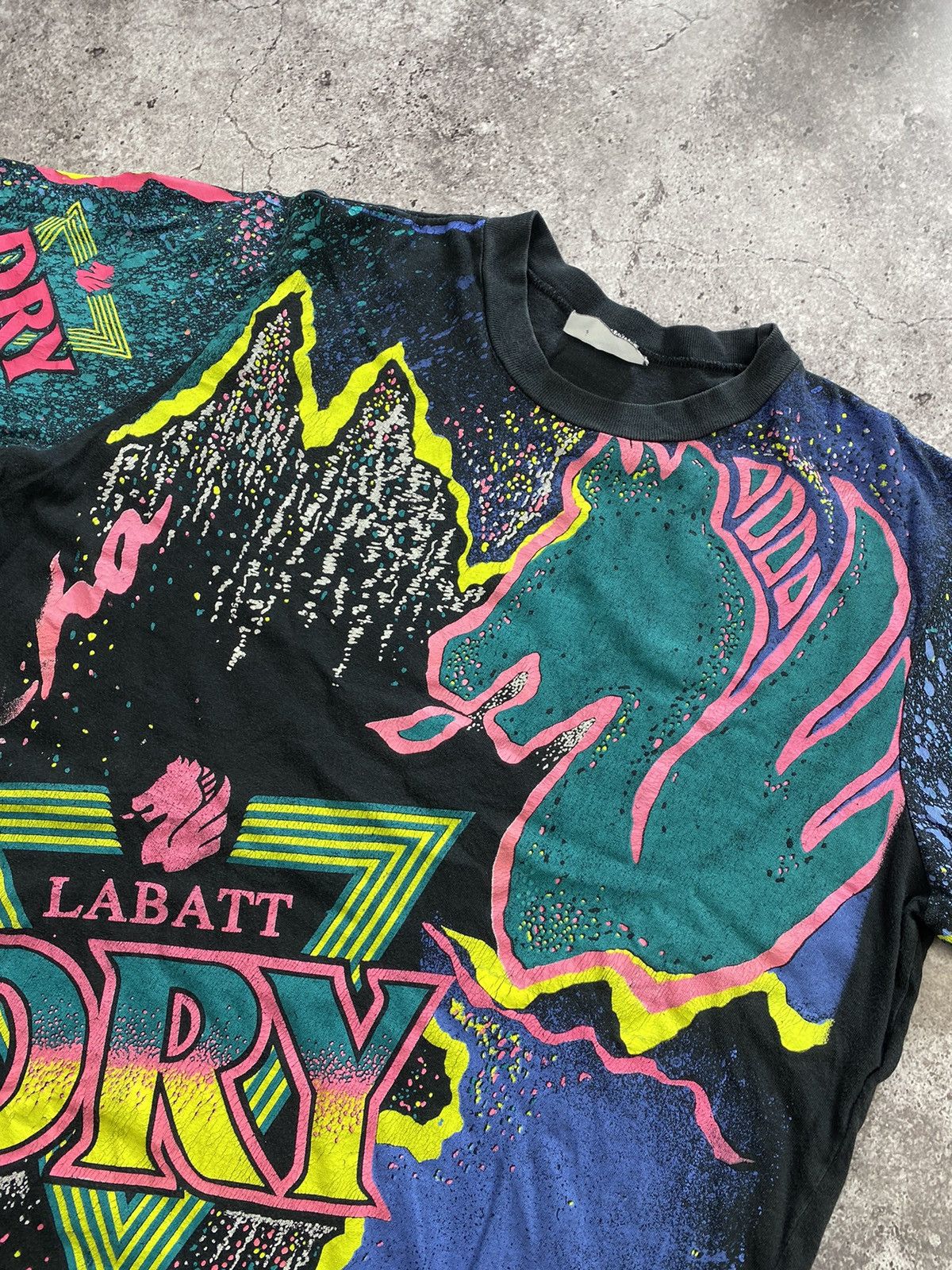 Vintage Vintage Labatt 80’s Shirt Labatt Blue Dry Canadian Beer Size US L / EU 52-54 / 3 - 2 Thumbnail
