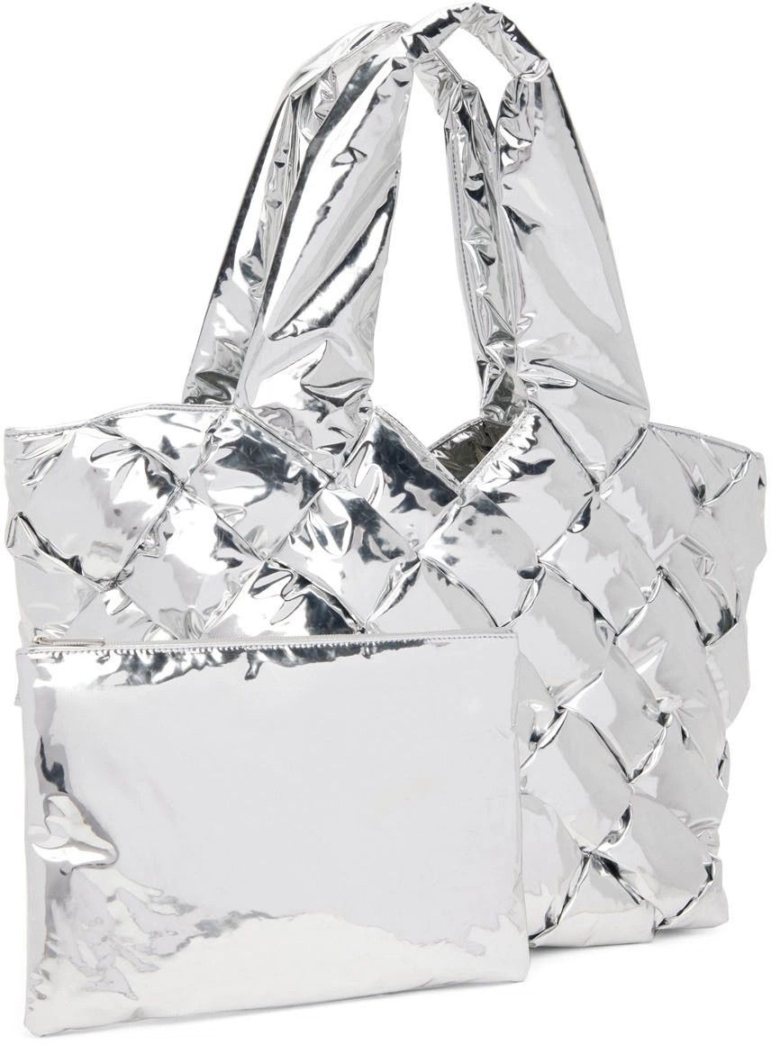Bottega Veneta o1n1vont0125 Size: OS / Cassette Bag in Silver Size ONE SIZE - 3 Thumbnail
