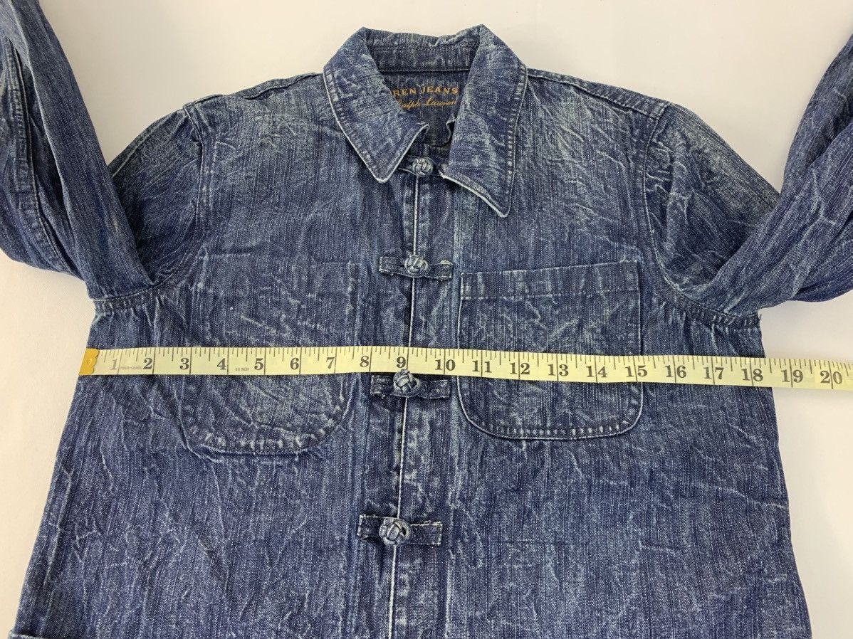 Ralph Lauren 90s Ralph Lauren Jeans Co Toggle Clasp Denim Jacket Size US S / EU 44-46 / 1 - 10 Thumbnail