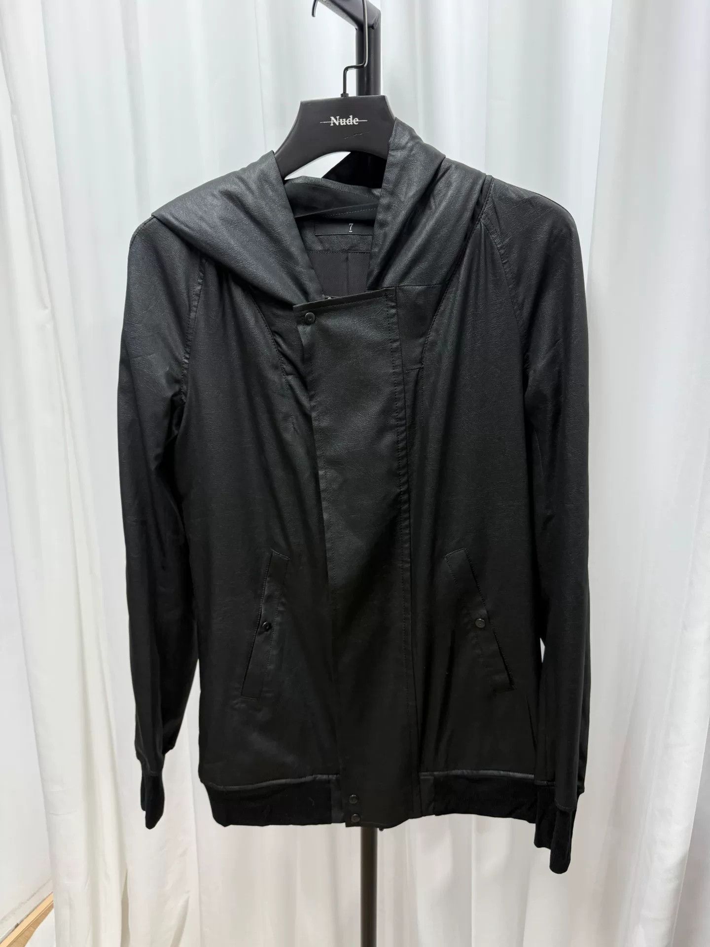 Julius Julius Zipper Coated Waxed Jacket Size US S / EU 44-46 / 1 - 1 Thumbnail