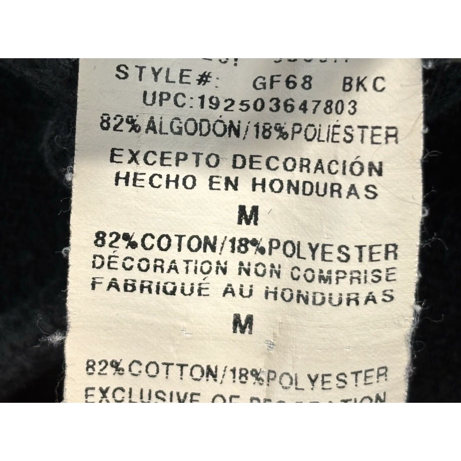 Champion VINTAGE Champion Reverse Weave Hoodie Sweatshirt M Black Mens Hooded Pullover Long Sleeve Cotton Blend Script Y2K Honduras Size US M / EU 48-50 / 2 - 6 Thumbnail