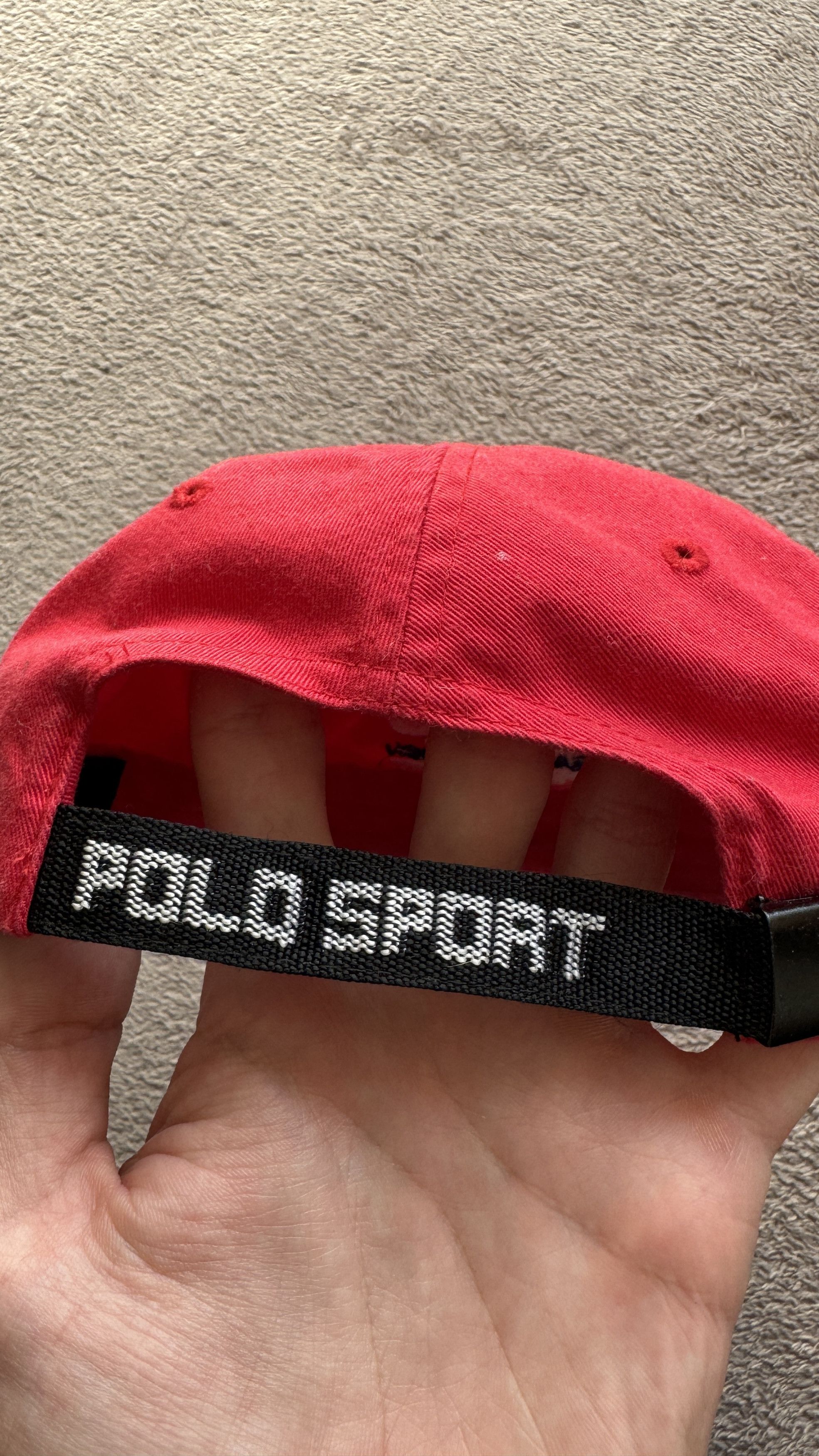 Polo Ralph Lauren × Ralph Lauren × Vintage Vintage Polo Sport Ralph Lauren Cap hat y2k Size ONE SIZE - 4 Thumbnail