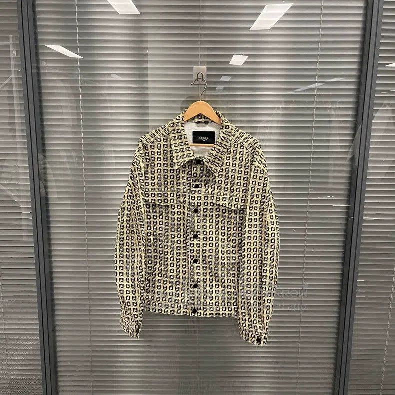 Fendi Fendi Double F Logo Jacket Size US L / EU 52-54 / 3 - 1 Thumbnail