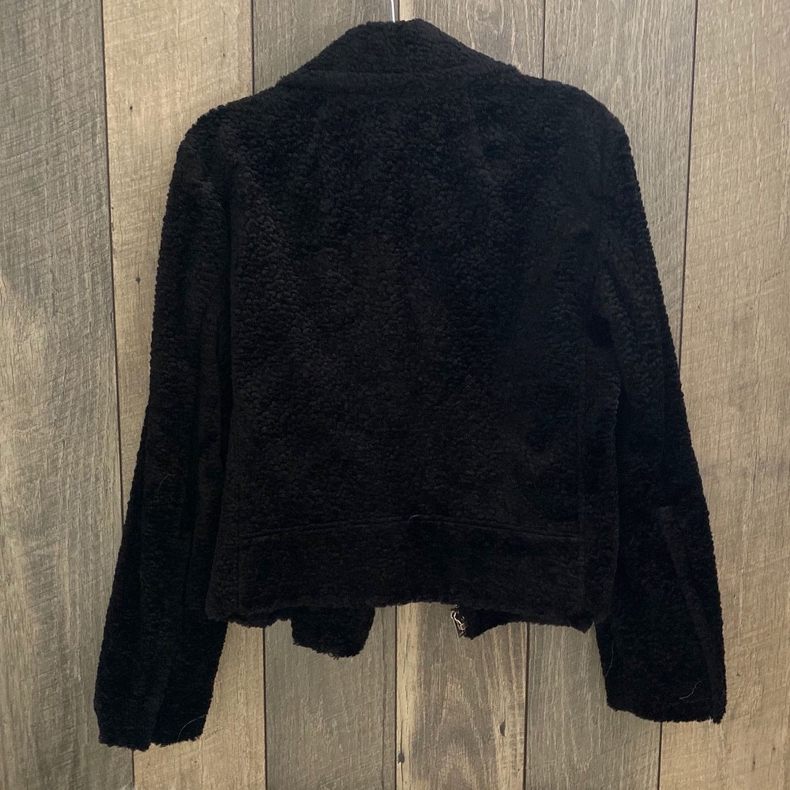 Theory New Theory Faux Fur Slim Moto Jacket Size L / US 10 / IT 46 - 7 Thumbnail