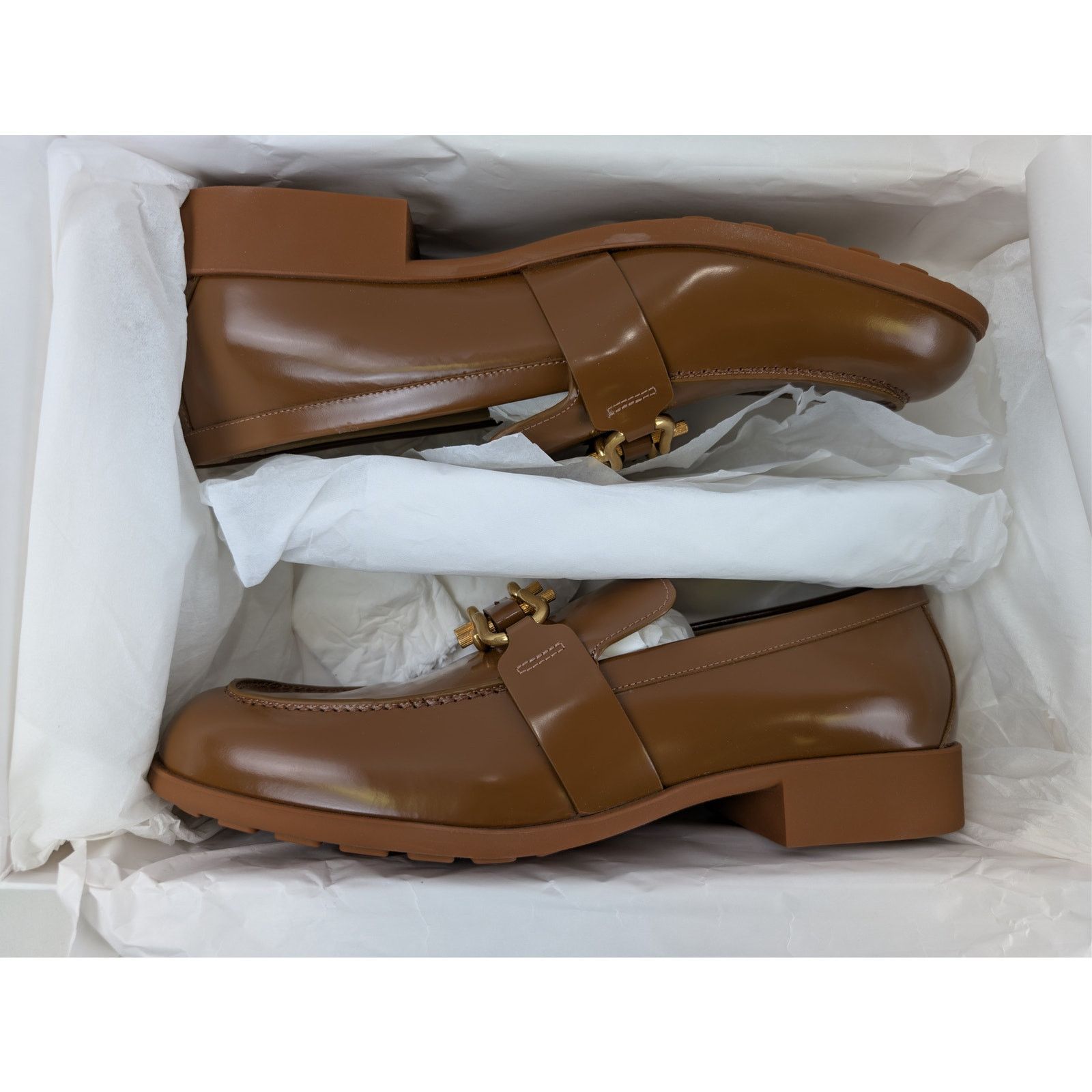 Bottega Veneta o1rshd1 Soft Vinyl Monsieur Loafer Shoe Boots in Cognac Size US 11 / EU 44 - 20 Thumbnail