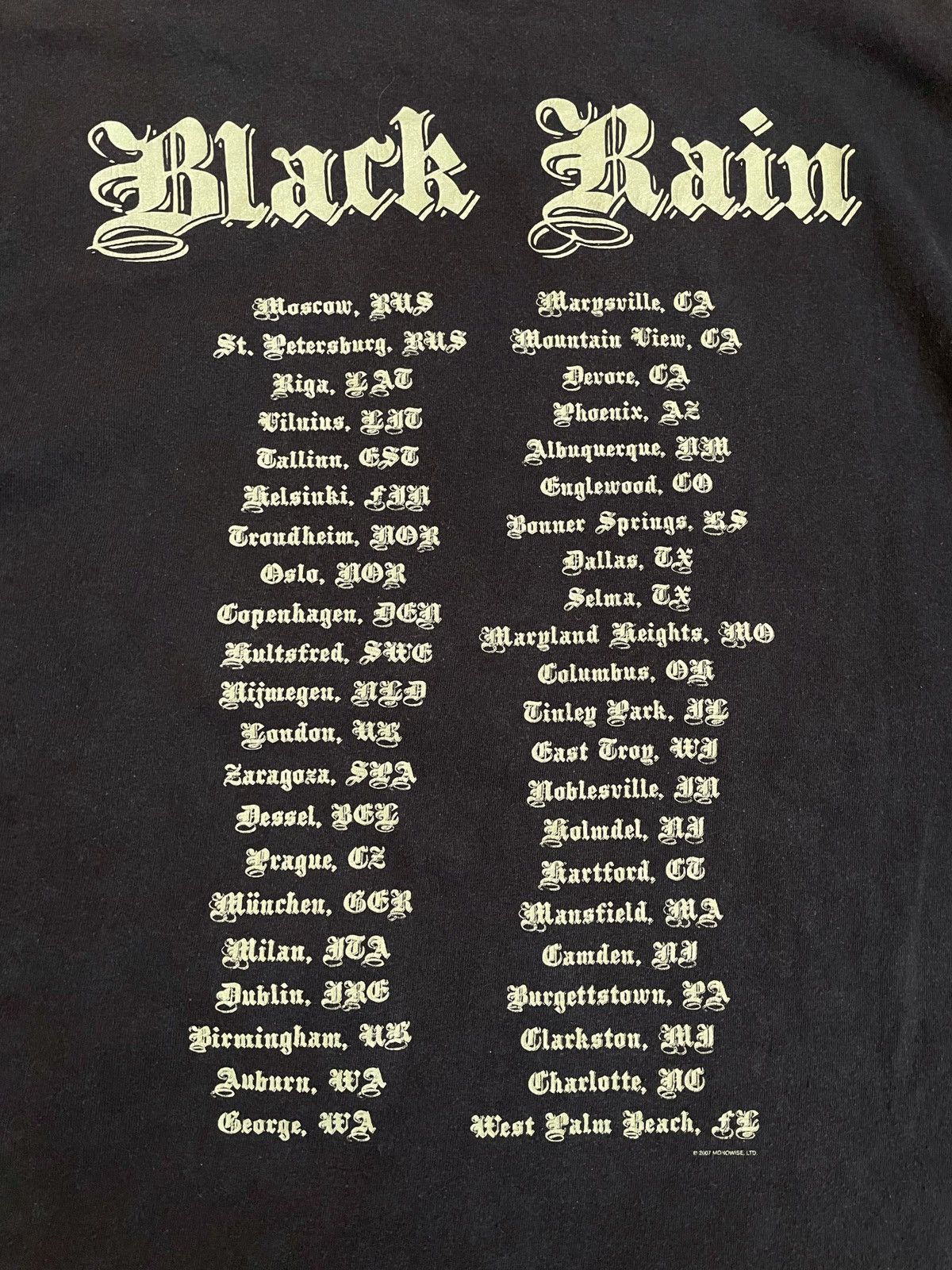 Band Tees × Ozzy Osbourne Ozzy Ozbourne hard Metal band tees 2007 Size US XL / EU 56 / 4 - 6 Thumbnail