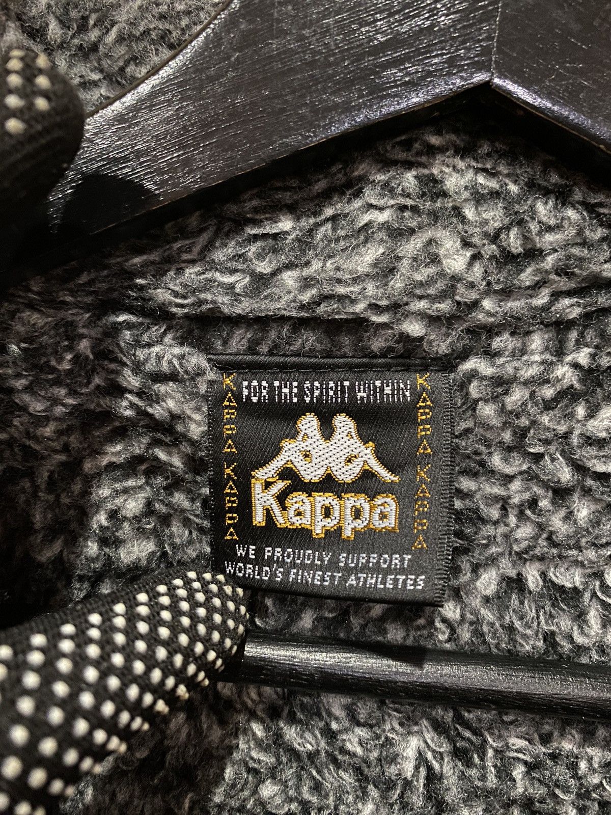 Kappa Kappa Black Long Parka Coat - Vintage with Sherpa Lining Size US L / EU 52-54 / 3 - 4 Thumbnail