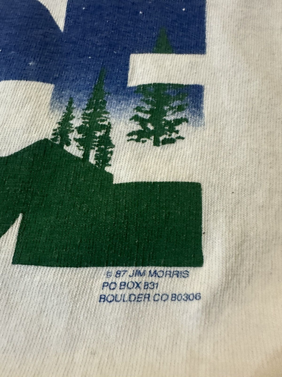 Vintage Jim Morris 1987 Peace & Extinction shirt Size US XL / EU 56 / 4 - 2 Thumbnail