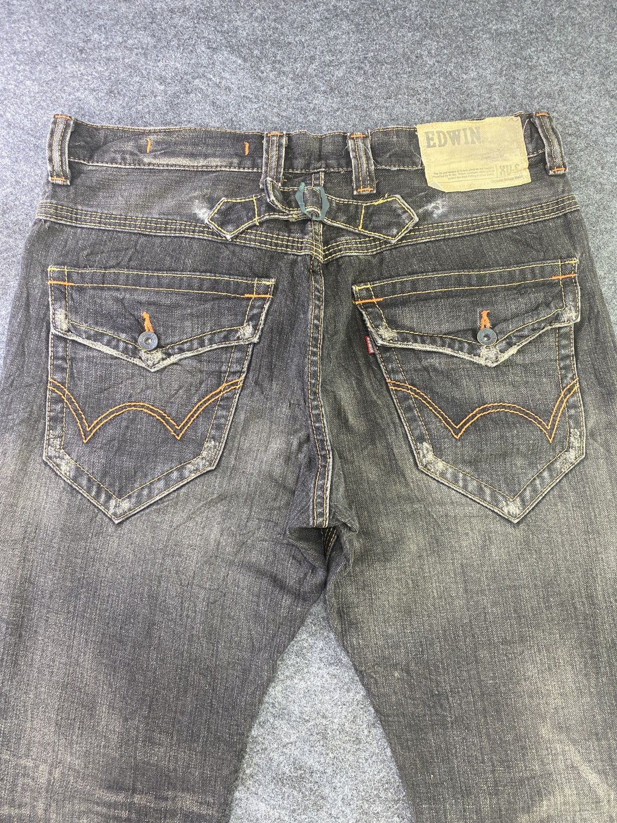 Edwin XV-S Rusty Black Wash Denim - J852