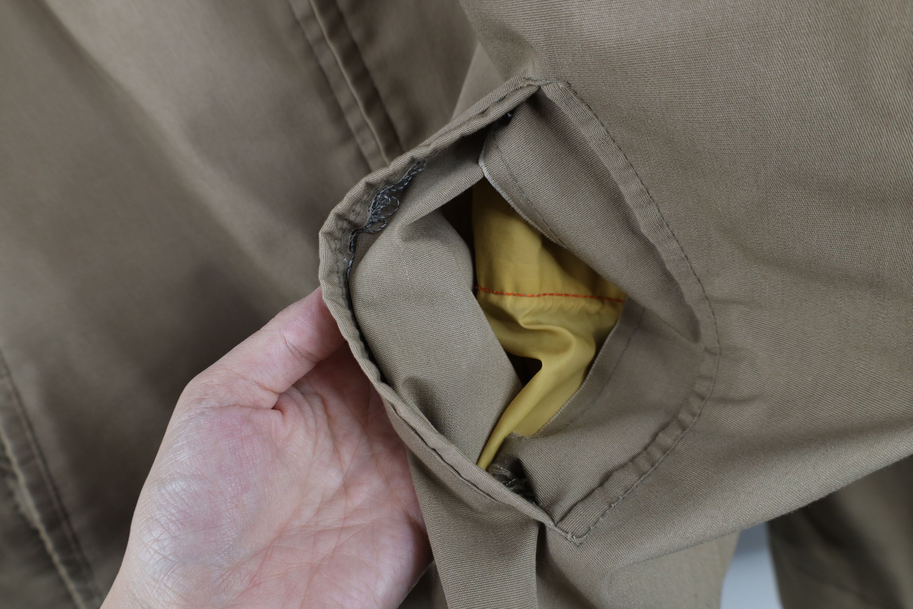 Vintage Vintage 70s Streetwear Cafe Racer Bomber Jacket Beige USA Size US XXL / EU 58 / 5 - 5 Thumbnail