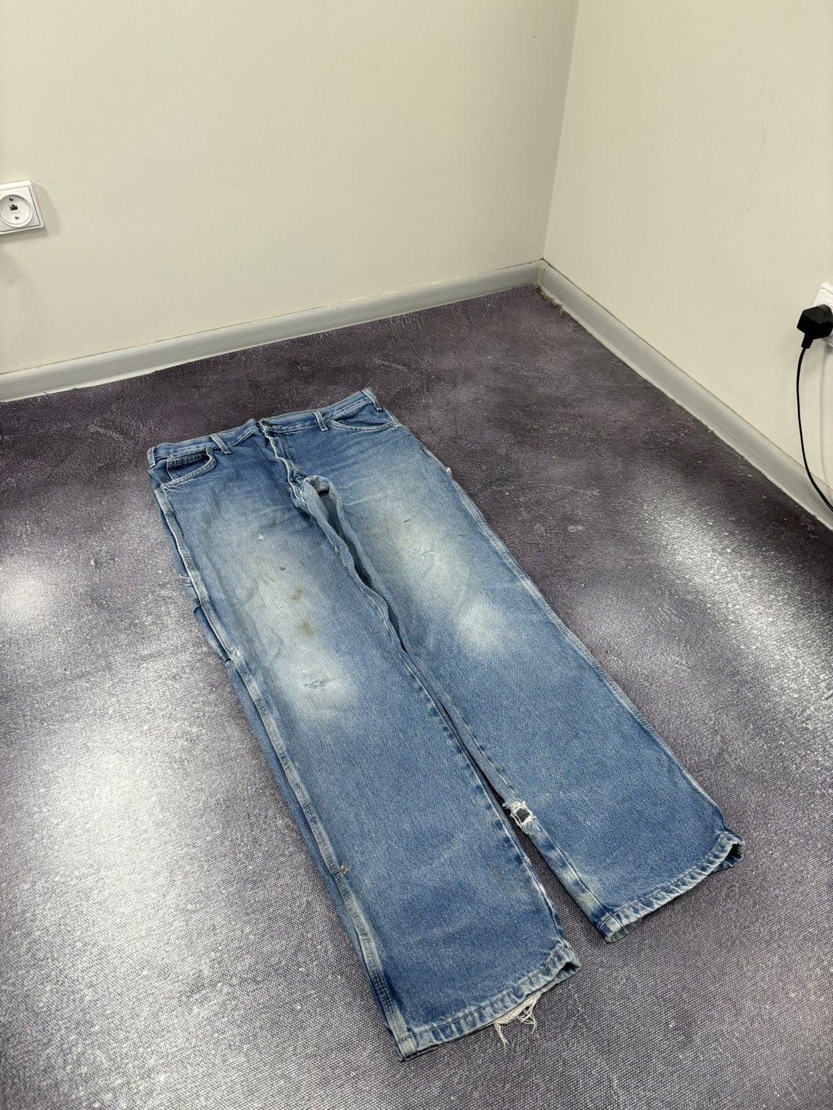 Dickies Vintage Dickies Y2K Relaxed Fit Hype Faded Blue Denim Jeans Size US 36 / EU 52 - 10 Thumbnail