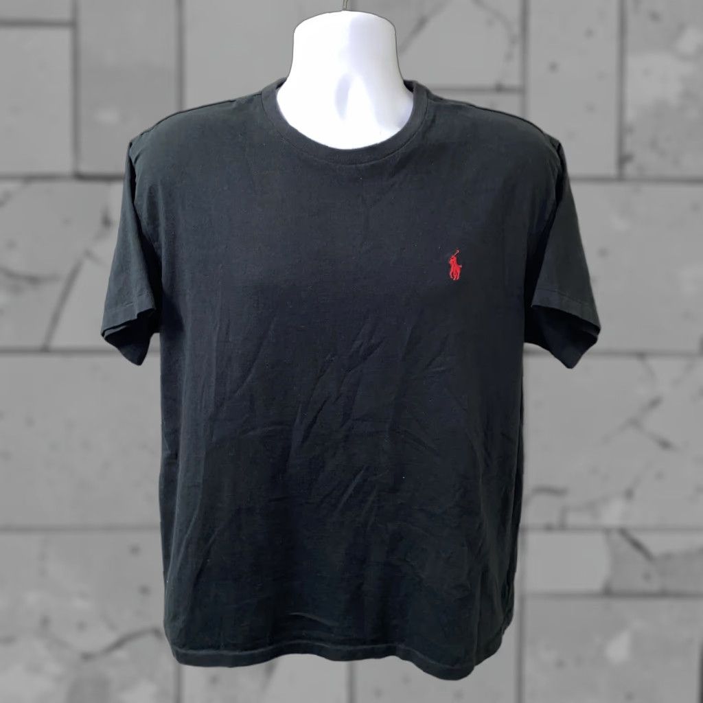 Polo Ralph Lauren Polo Ralph Lauren Men's T-Shirt Short Sleeve Cotton Solid Size L Black Size US L / EU 52-54 / 3 - 1 Thumbnail