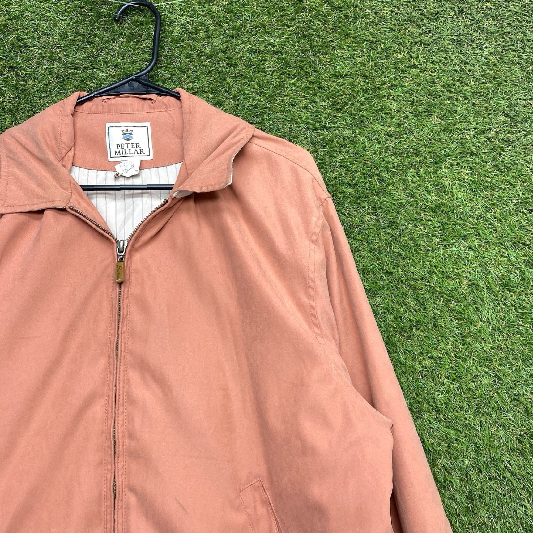 Peter Millar Peter Millar Jacket Mens Large Salmon Golf Windbreaker Performance Classic Fit Size US L / EU 52-54 / 3 - 3 Thumbnail